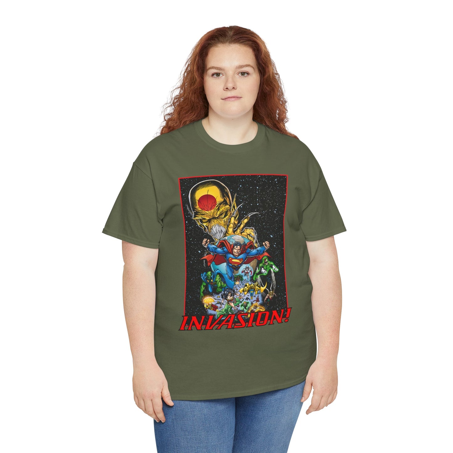 Invasion T-Shirt - Bart Sears Art - DC Comics