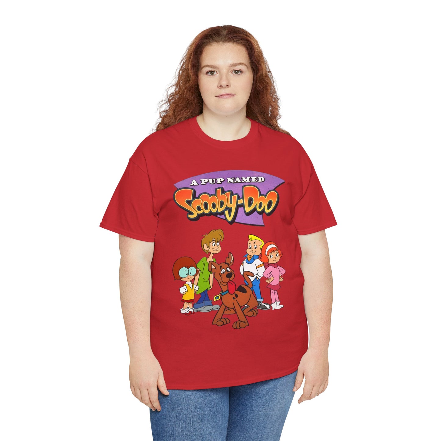A Pup Named Scooby-Doo T-Shirt - Hanna-Barbera Cartoon TV Series 1990s - Fred, Daphne, Velma, Shaggy