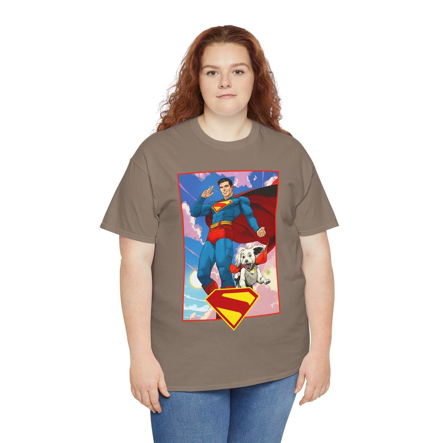 Superman & Krypto T-Shirt - DC Comics - New James Gunn Movie 2025 - Dan Mora Art - Man of Steel