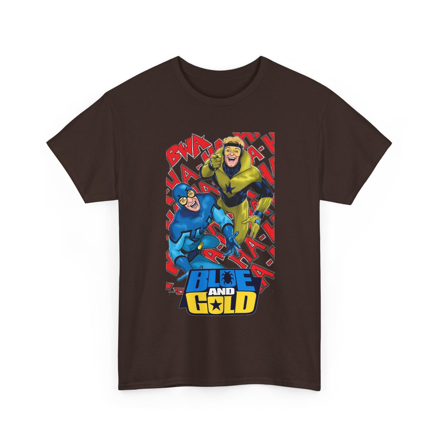 Booster Gold & Blue Beetle T-Shirt - DC Comics - Justice League International Members - Ted Kord