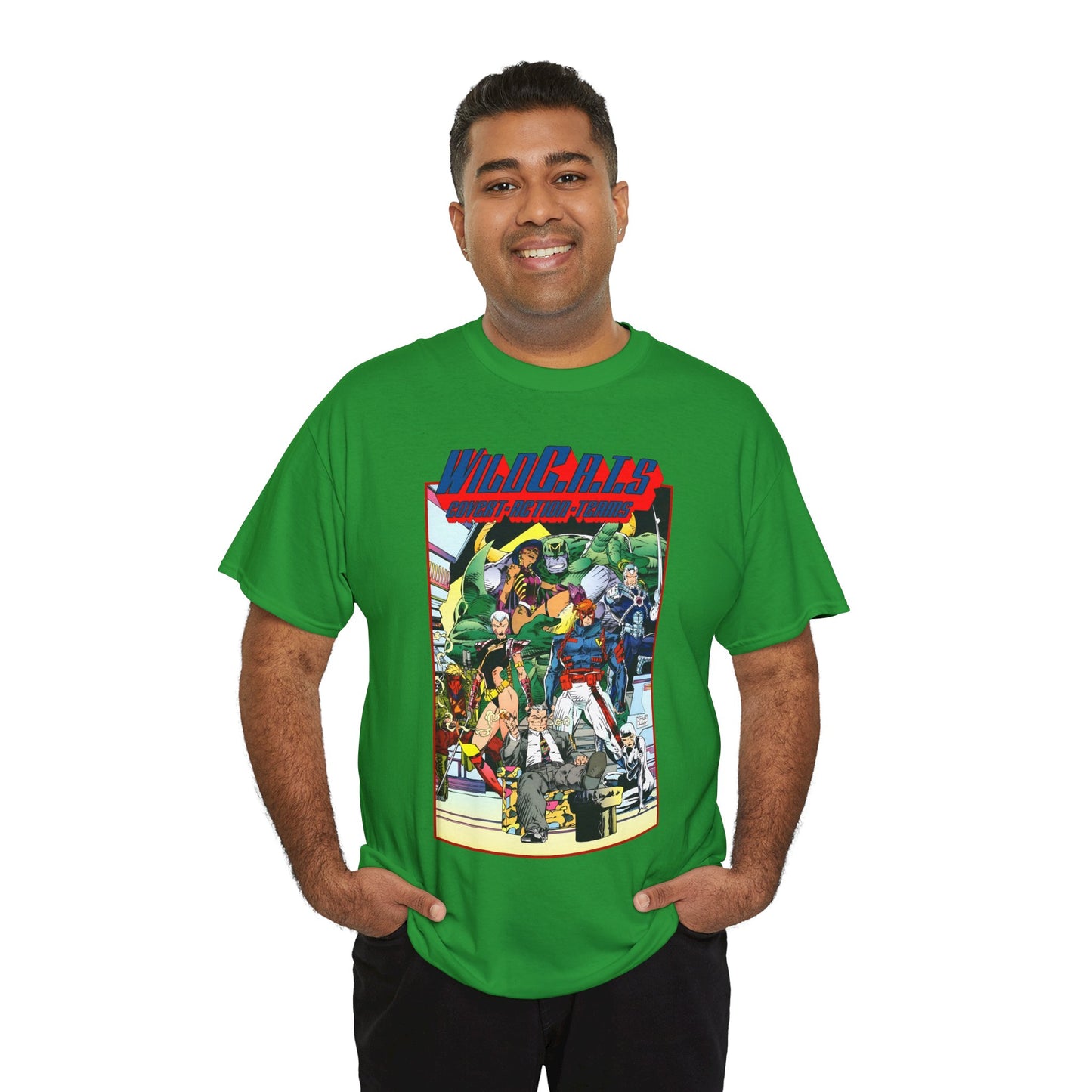 Wildcats Shirt - Jim Lee Art - Warblade, Maul, Voodoo, Grifter, Zealot, Emp, Void - Image Comics/Wildstorm/DC Comics
