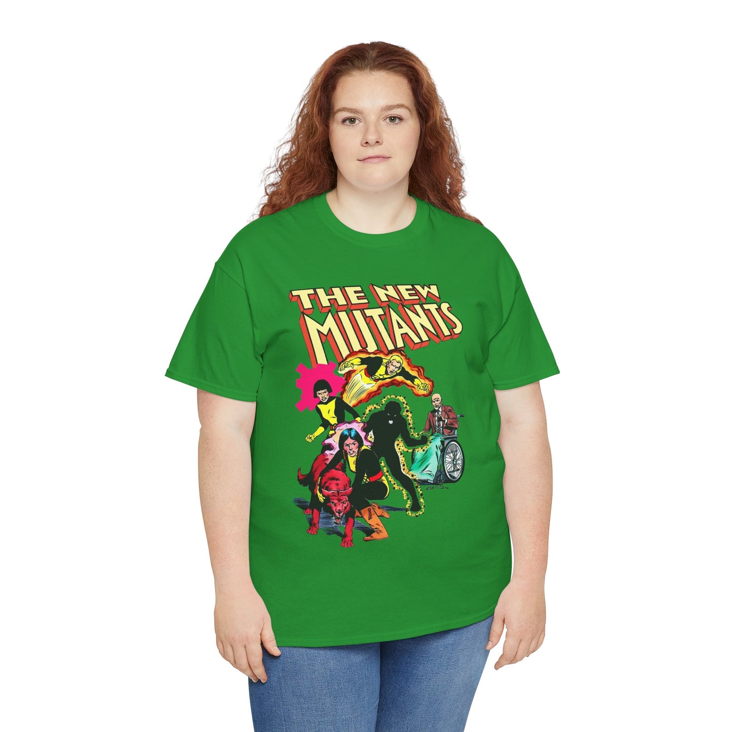 New Mutants T-Shirt - Sunspot, Cannonball, Mirage, Karma, Danni Moonstar - X-Men Characters - Marvel Comics - Mutant Students - Professor X
