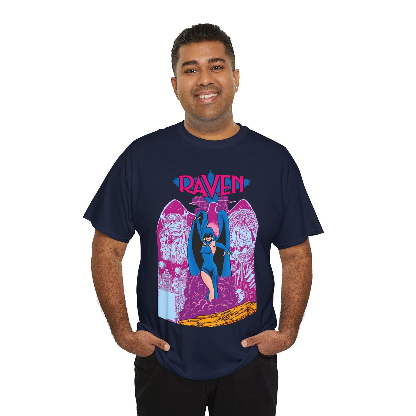Raven T-Shirt - George Perez Art - New Teen Titans - Trigon, Azarath - DC Comics