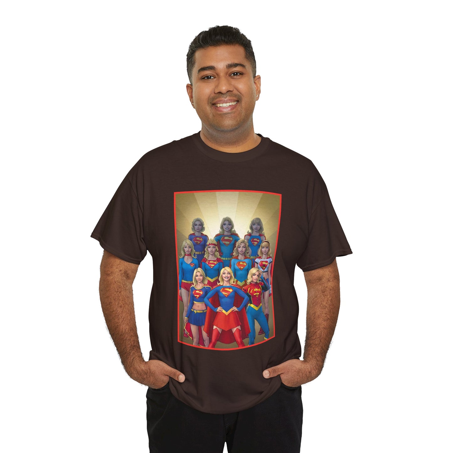 Supergirl Through the Ages T-Shirt - Nicola Scott Art - Kara from Kandor, Superman's Cousin, Linda Danvers - Survivor from Krypton - DC Comics