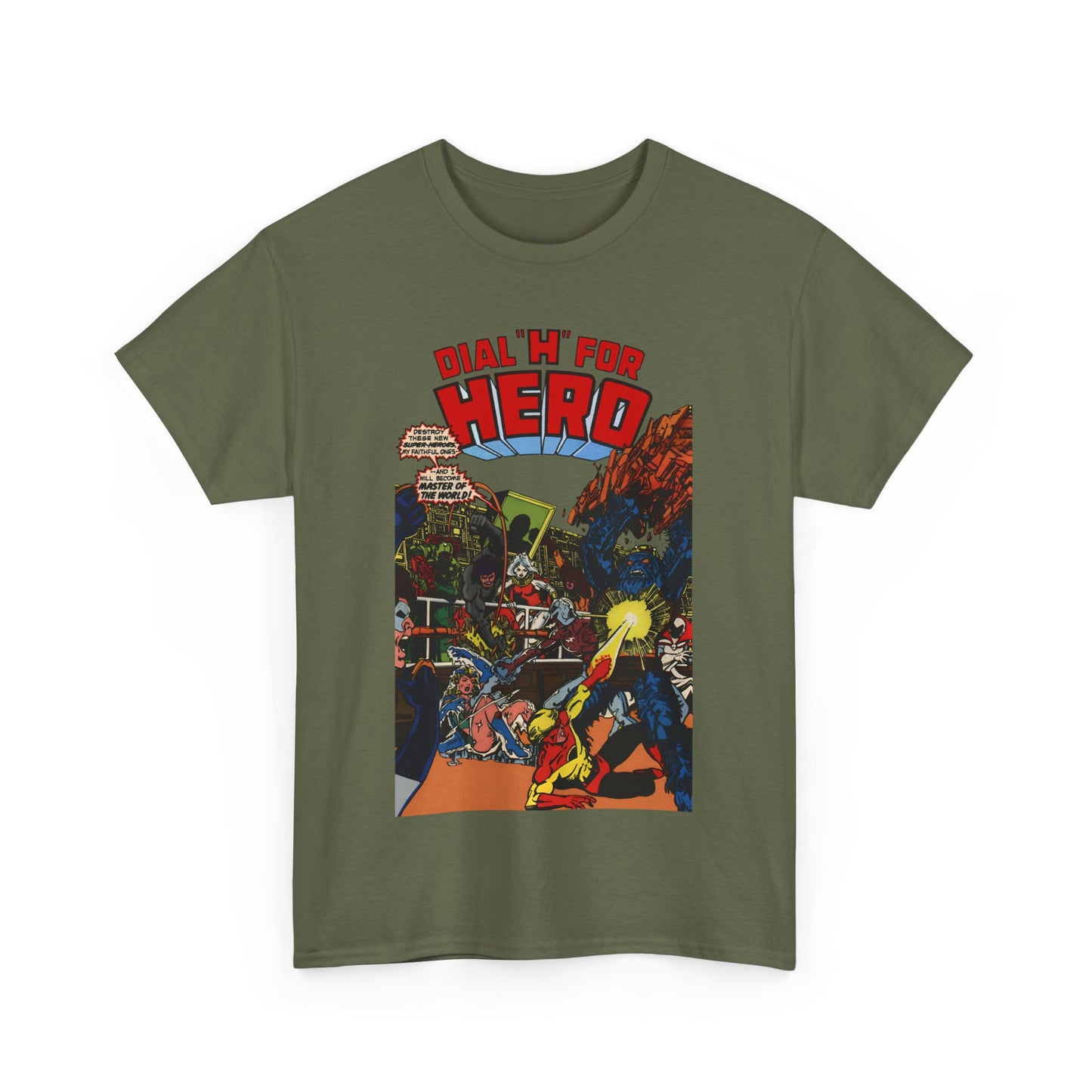 Dial "H" For Hero T-Shirt - George Perez Art - Chris King and Vicki Grant - Adventure Comics Series - DC Comics