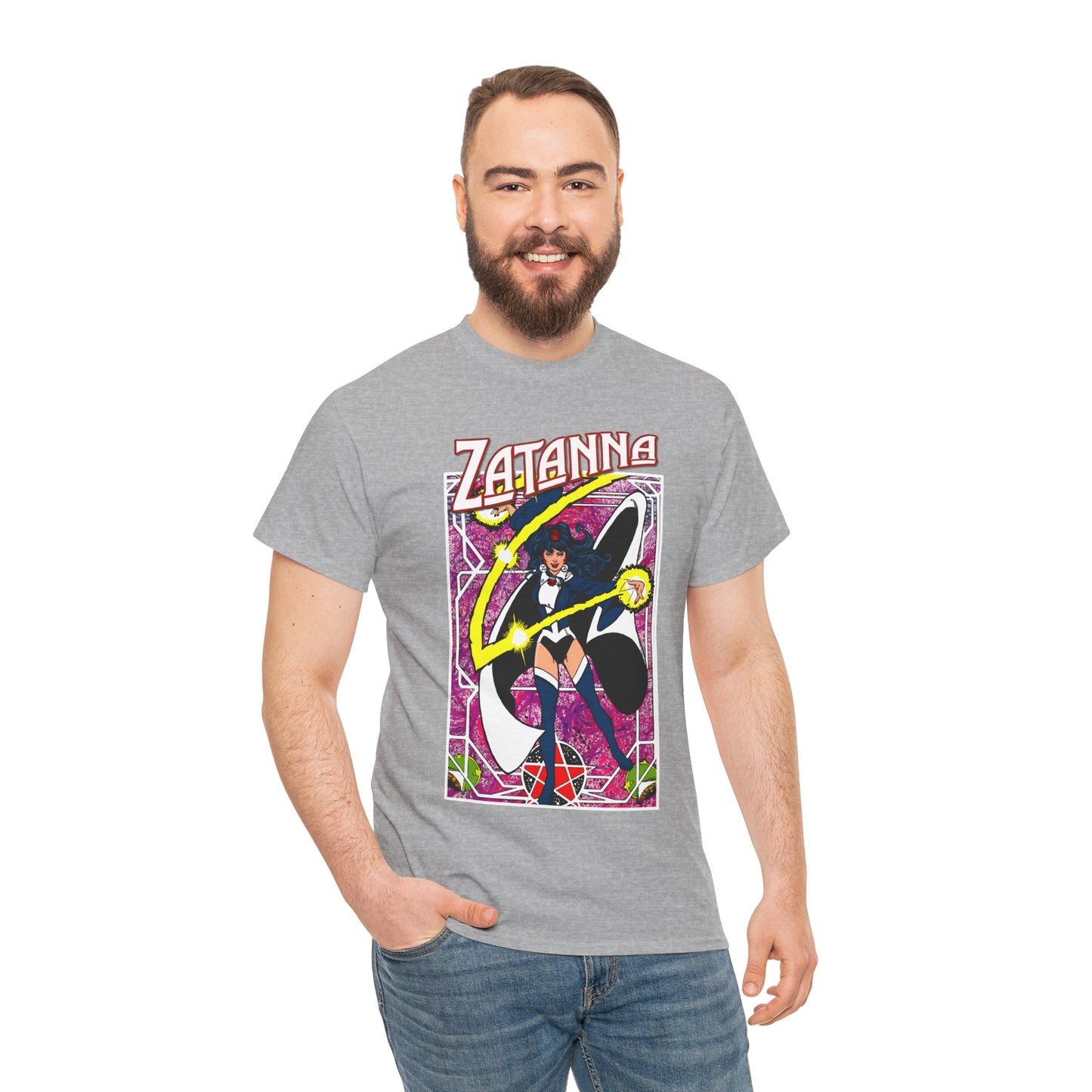 Zatanna T-Shirt - George Perez Postcard Art - Justice League Magic Member - JLA Satellite Era - DC Comics
