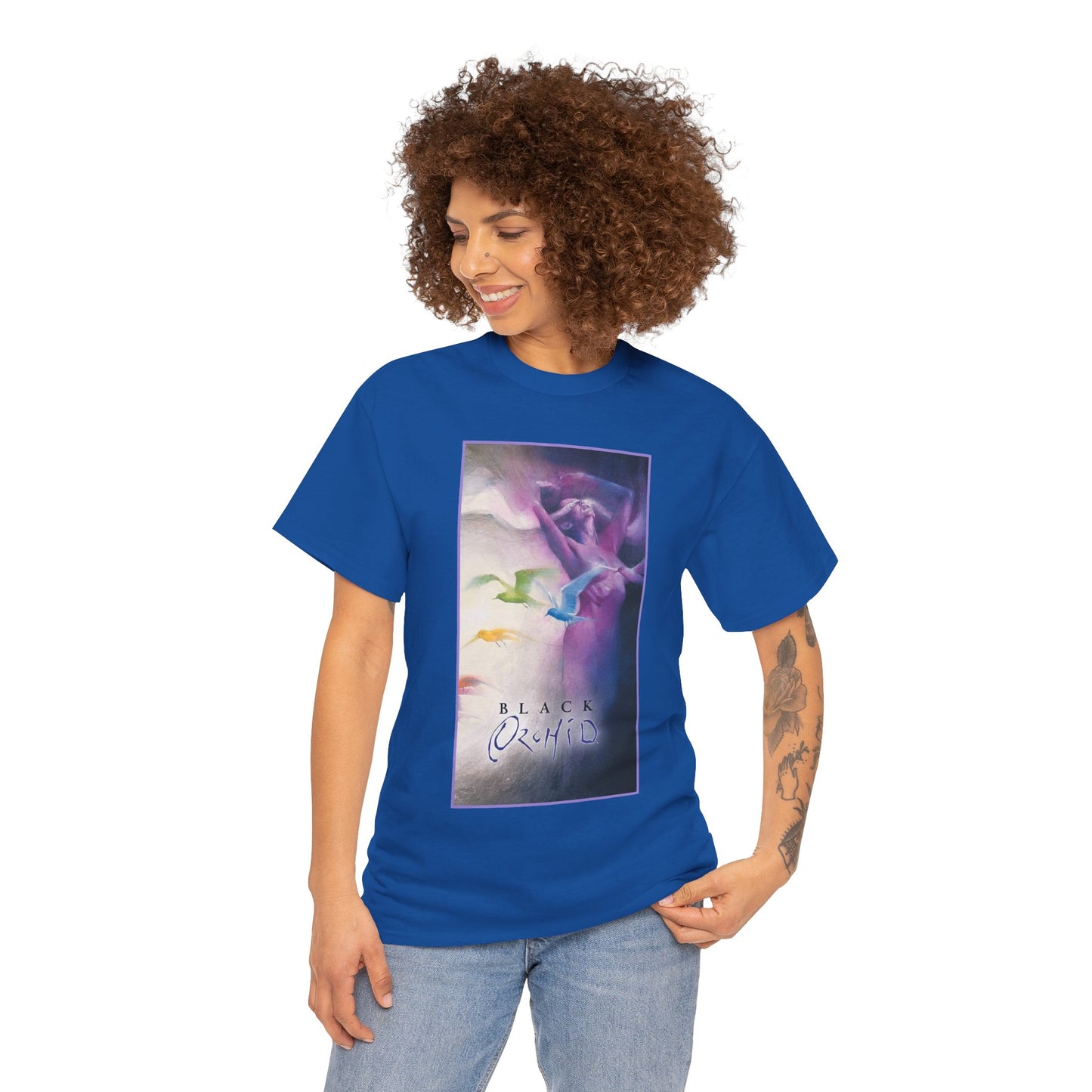Black Orchid T-Shirt - Dave McKean Art - Susan Linden-Thorne - Neil Gaiman Story - DC Comics, Vertigo Comics