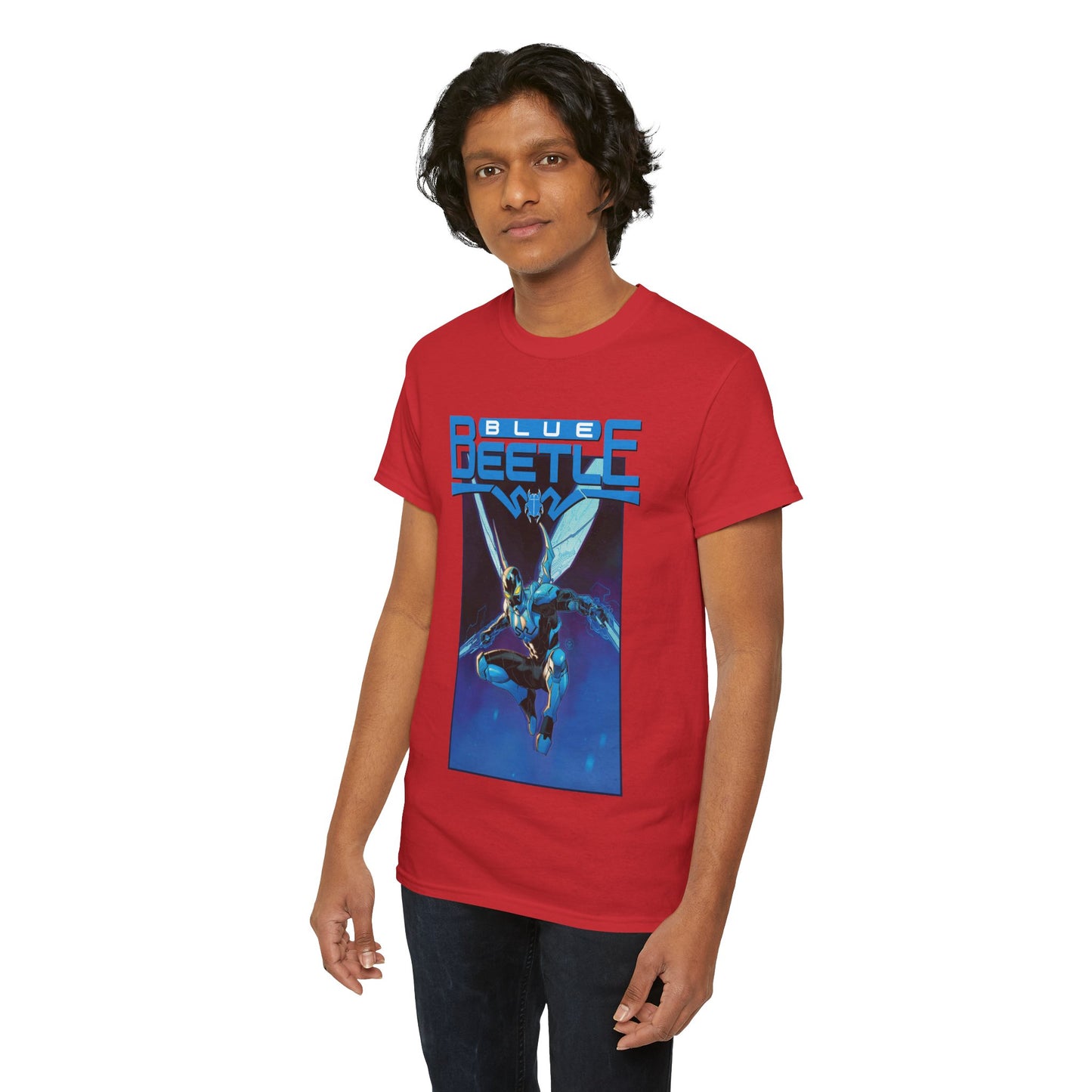 Blue Beetle T-Shirt - Dan Mora Art - DC Comics Character - Jaime Reyes
