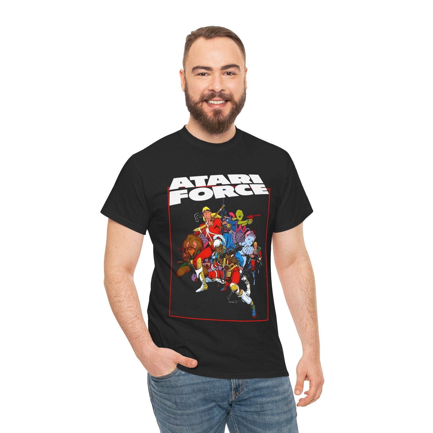 Atari Force T-Shirt - José Luis García-López Art - Tempest, Dart, Hukka, Morphea, Babe, Pakrat, Blackjak - DC Comics