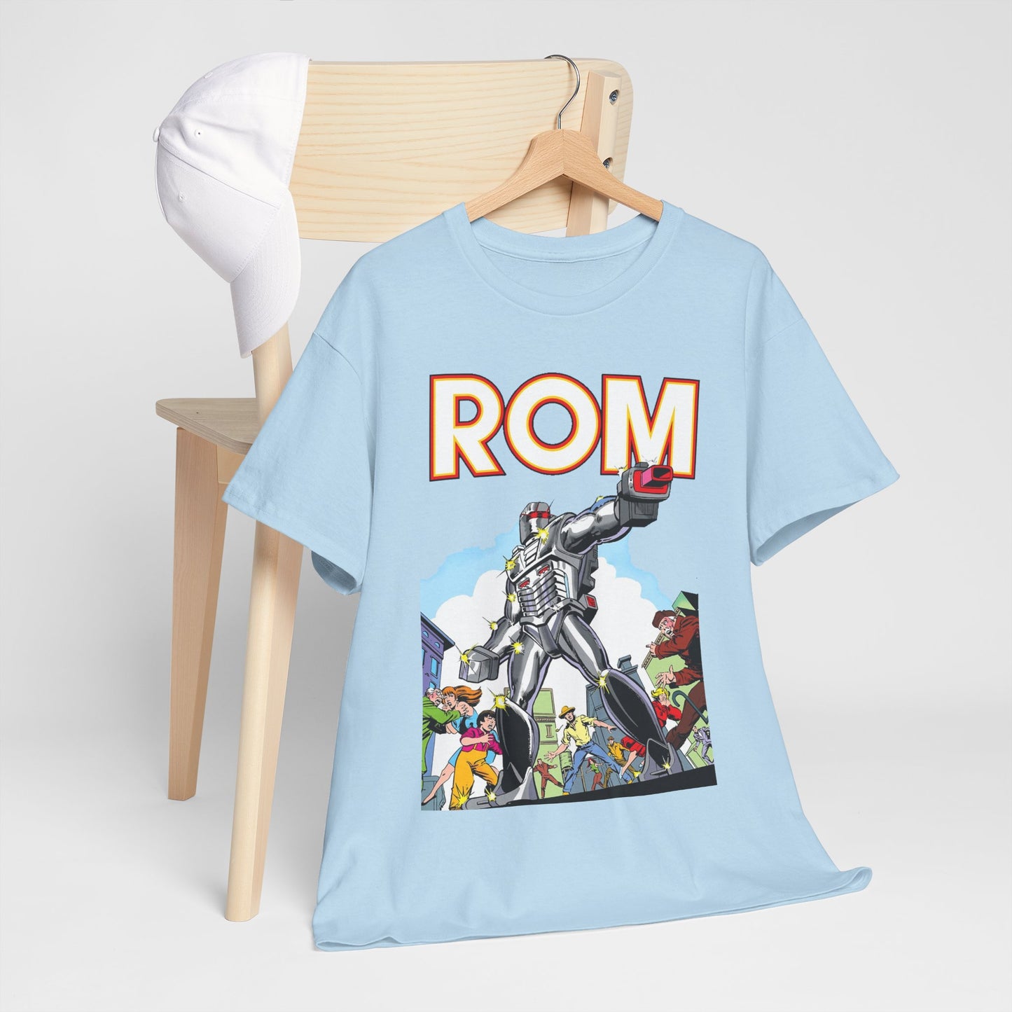 Rom: Spaceknight T-Shirt - Marvel Comics Art- Retro Character - Dire Wraiths