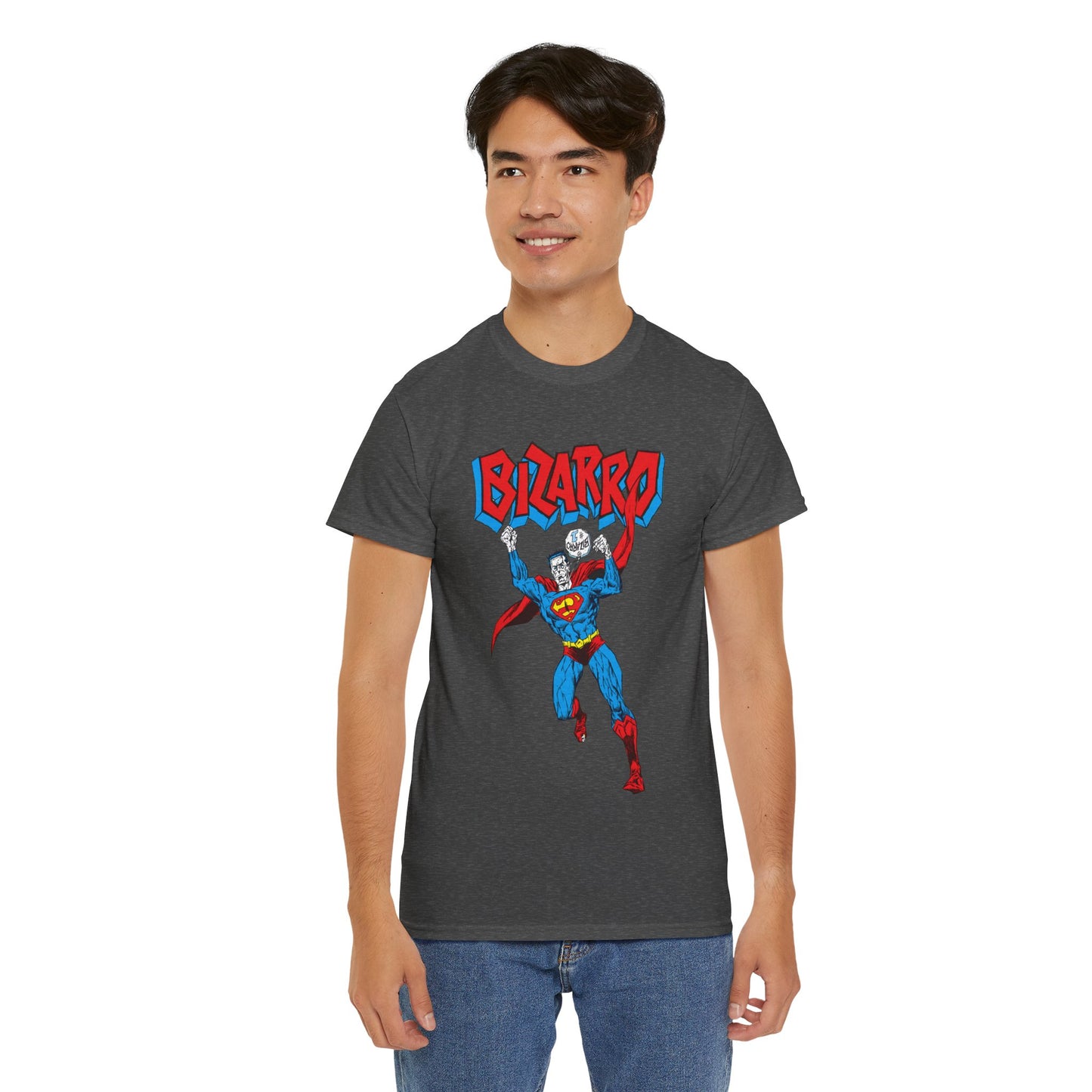 Bizarro T-Shirt - Superman Villain - DC Comics - Bizarro World - Who's Who Art - Silver Age Favourite