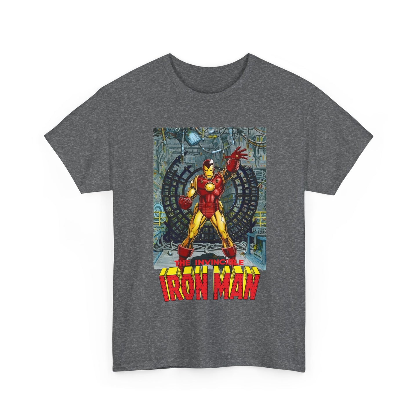 Iron Man T-Shirt - Bob Layton Art - Tony Stark Armor - Avengers Member & Leader - Marvel Comics