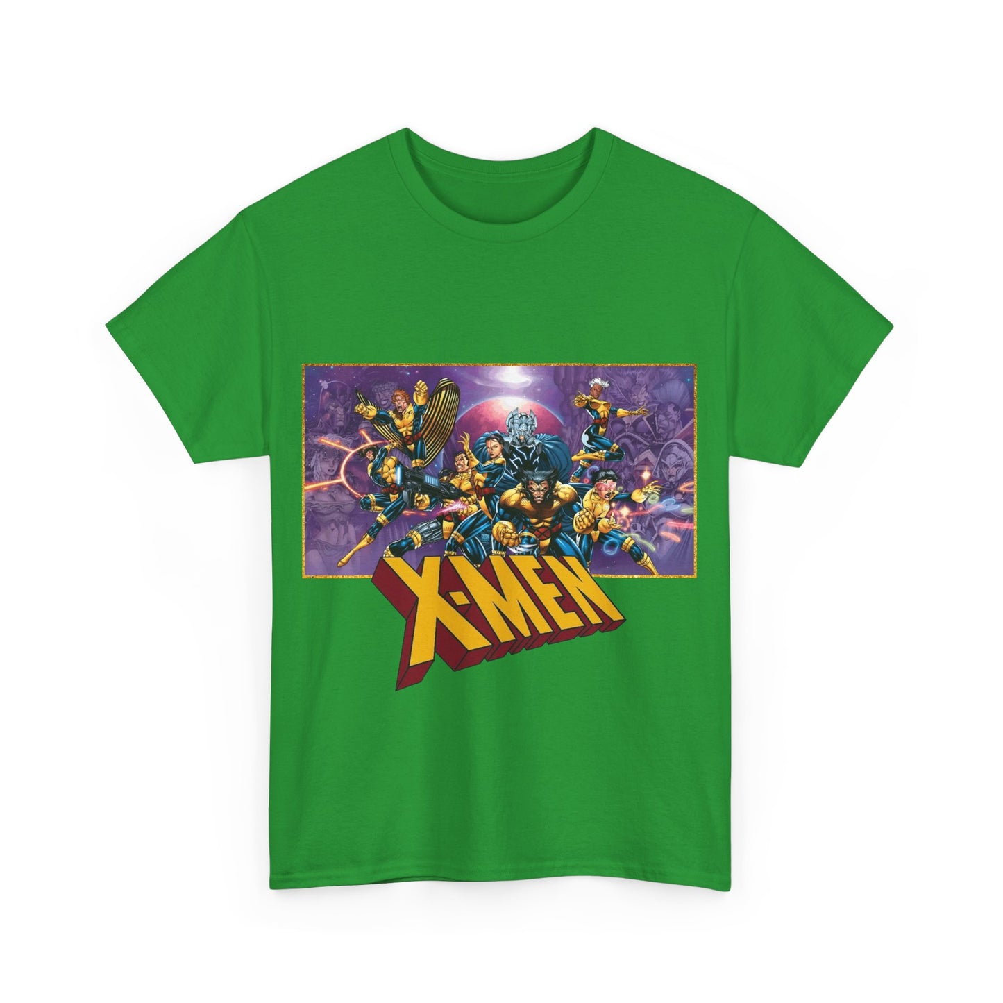 X-Men T-Shirt - Jim Lee Art - Wolverine, Storm, Gambit, Psylocke, Jubilee, Forge, Banshee - Marvel Comics Mutants