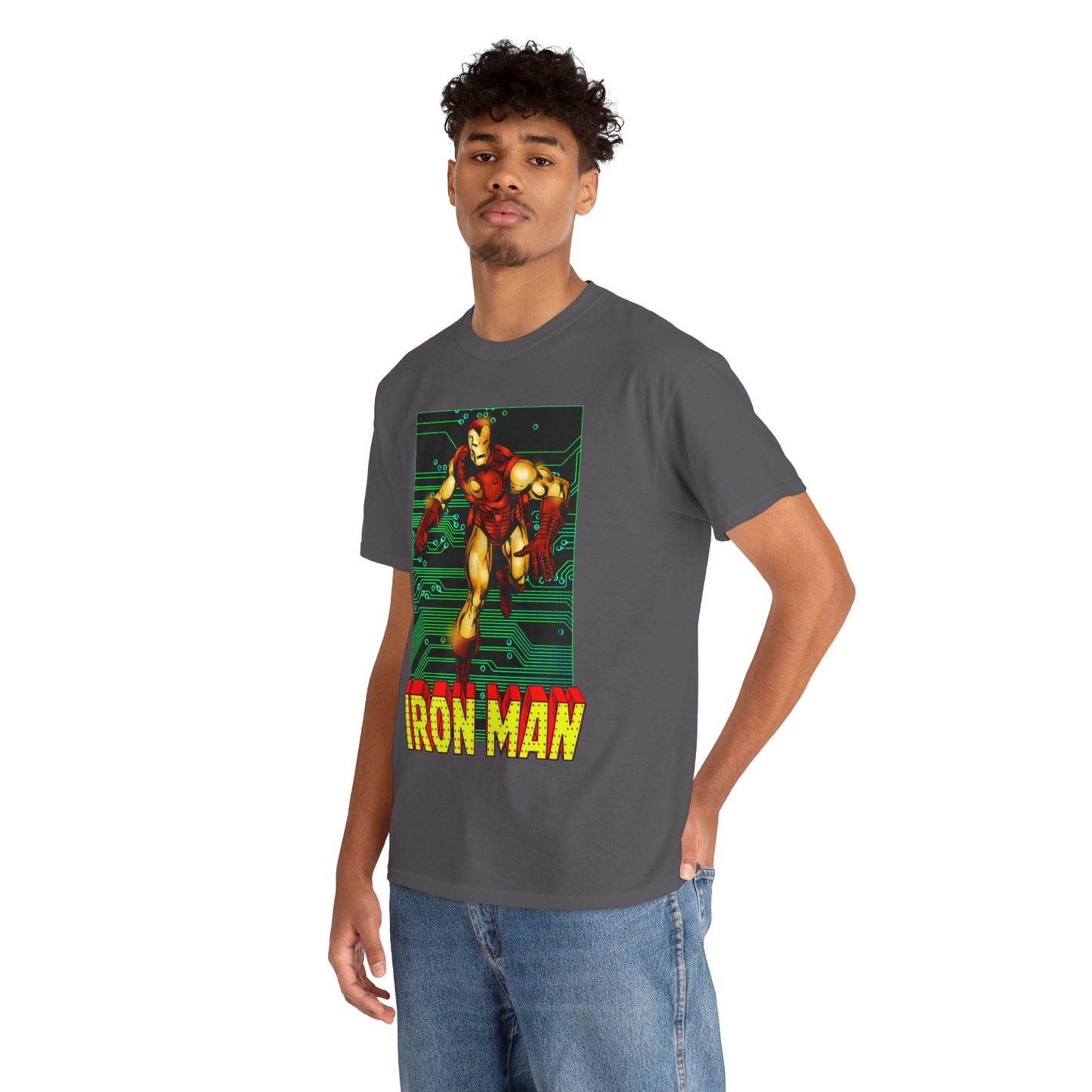 Iron Man T-Shirt - John Byrne Art - Tony Stark, Stark Industries - Avengers Member & Leader - Marvel Comics Armored Hero