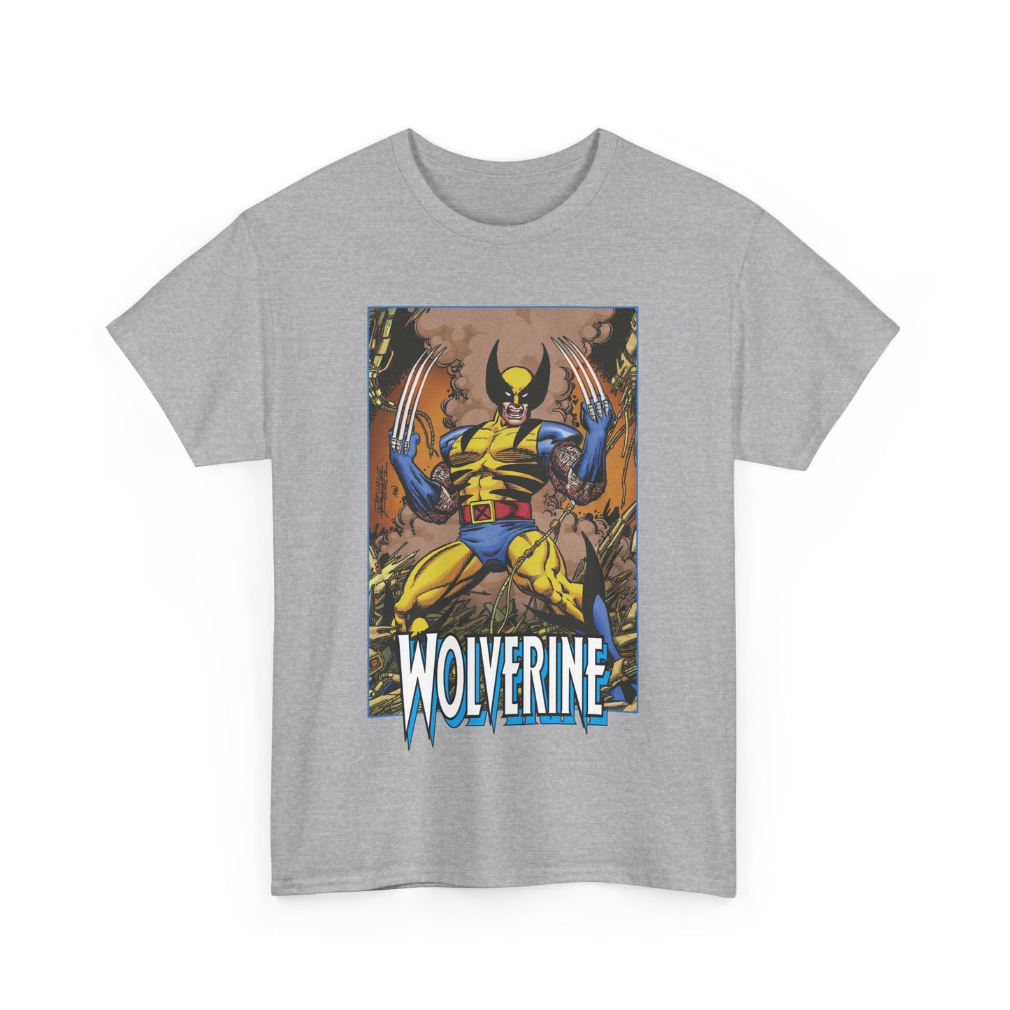 Wolverine T-Shirt - George Perez Art - Uncanny X-Men Member/Leader - Marvel Comics - Logan - Mutant Pride