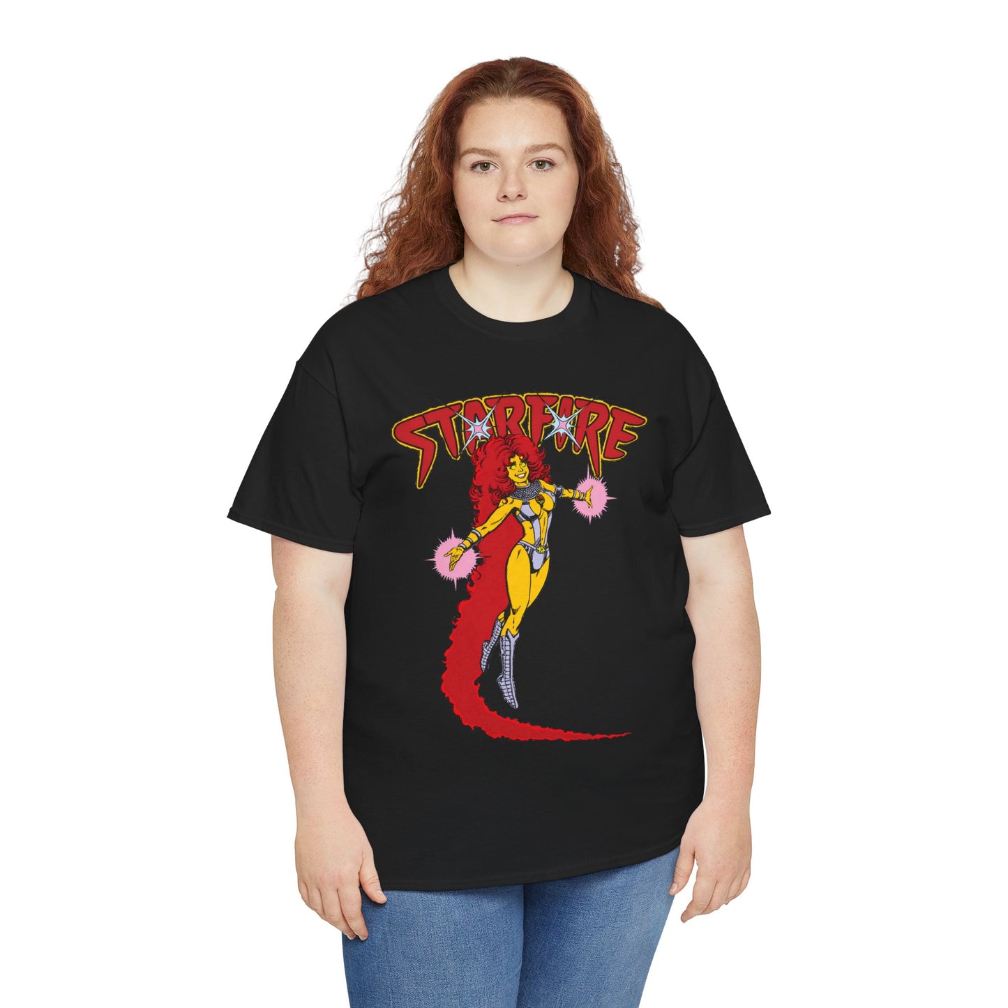 Starfire T-Shirt - George Perez Art - Popular New Teen Titans Character - DC Comics - Tamaran Princess