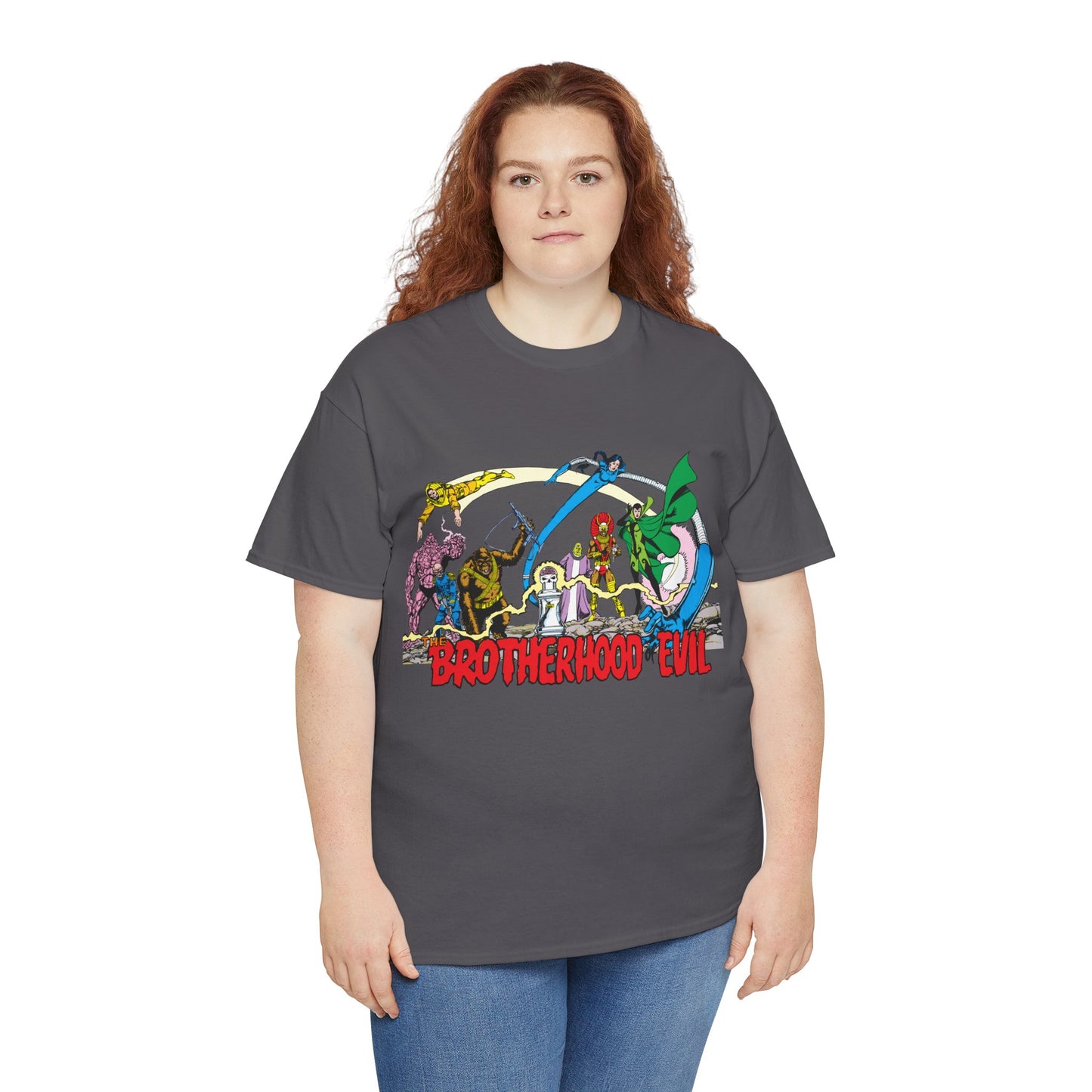 Brotherhood of Evil T-Shirt - George Perez Art - New Teen Titans, Doom Patrol - DC Comics - Madame Rouge, Phobia