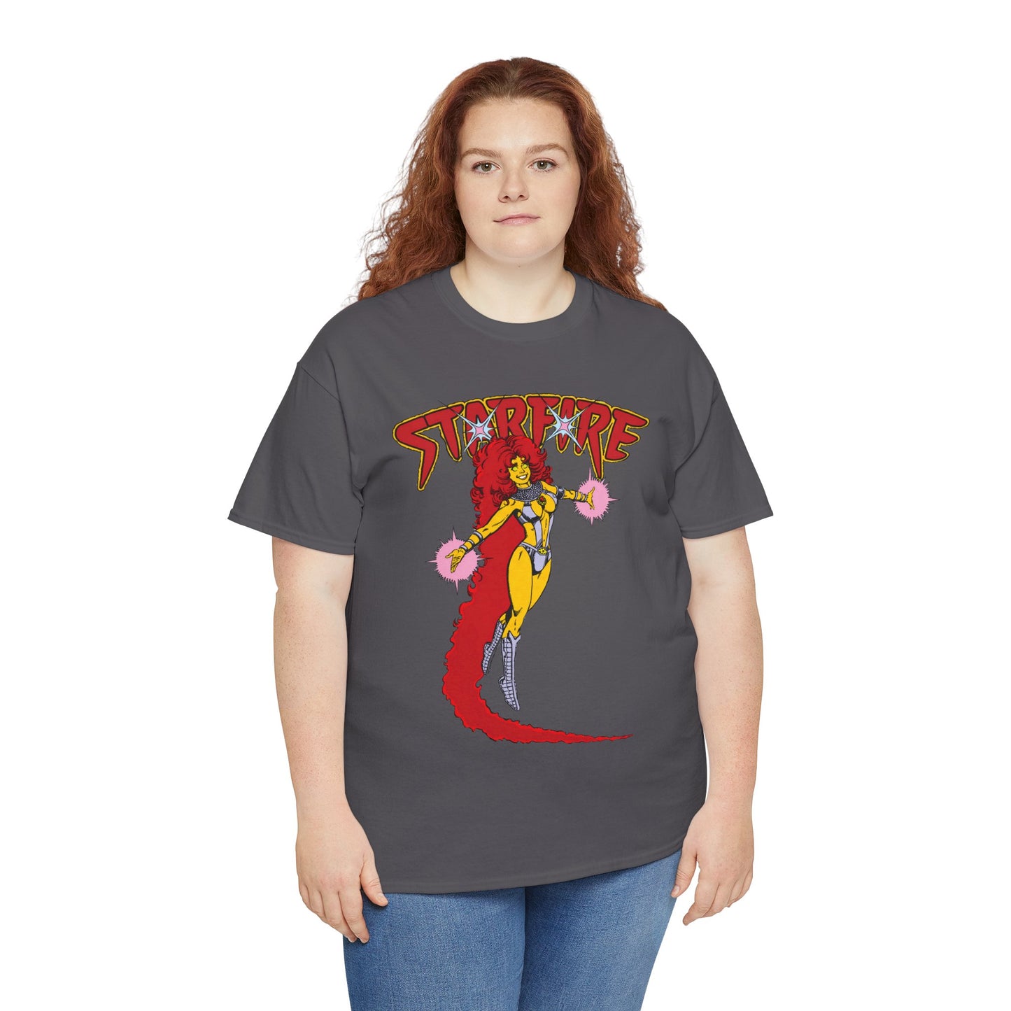 Starfire T-Shirt - George Perez Art - Popular New Teen Titans Character - DC Comics - Tamaran Princess