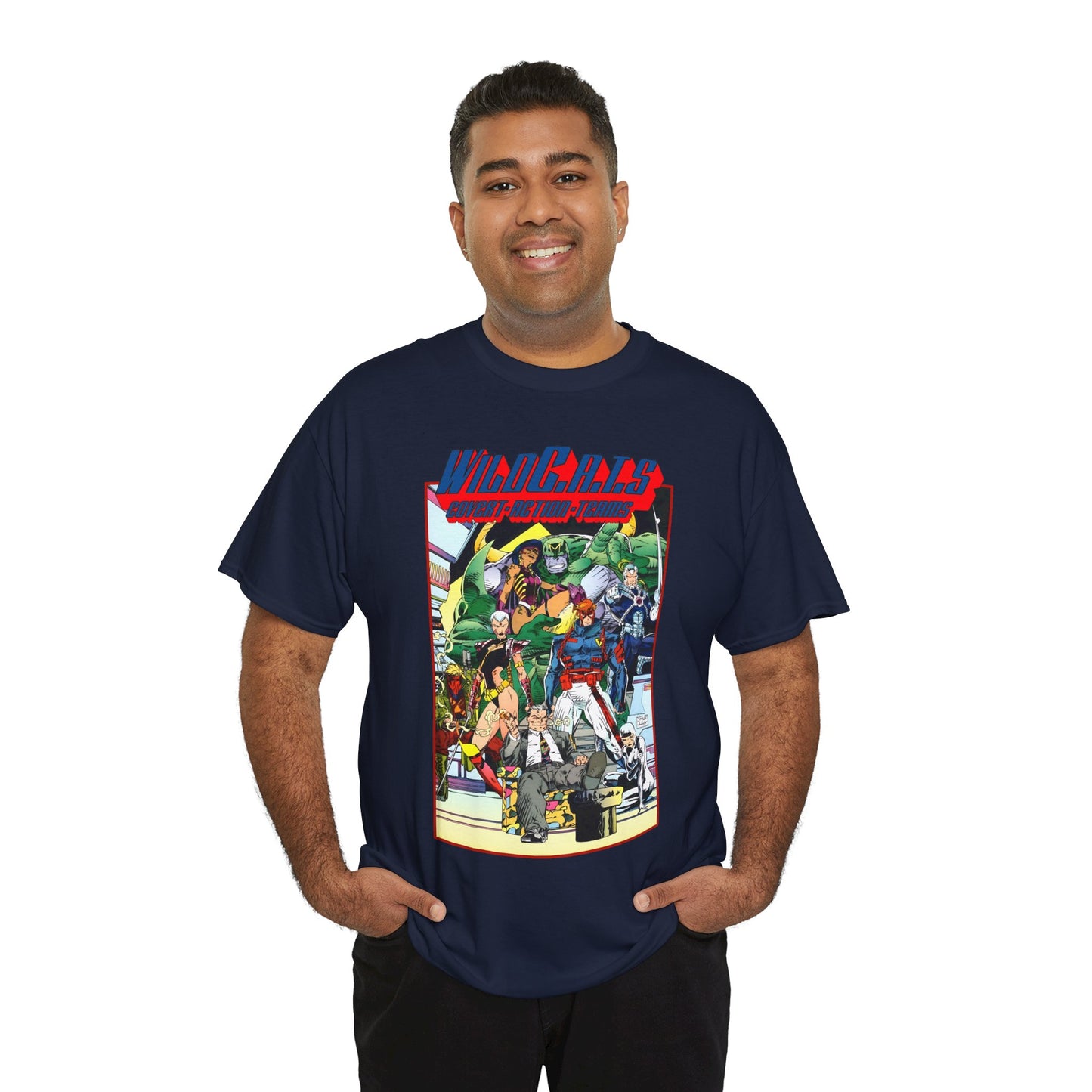 Wildcats Shirt - Jim Lee Art - Warblade, Maul, Voodoo, Grifter, Zealot, Emp, Void - Image Comics/Wildstorm/DC Comics