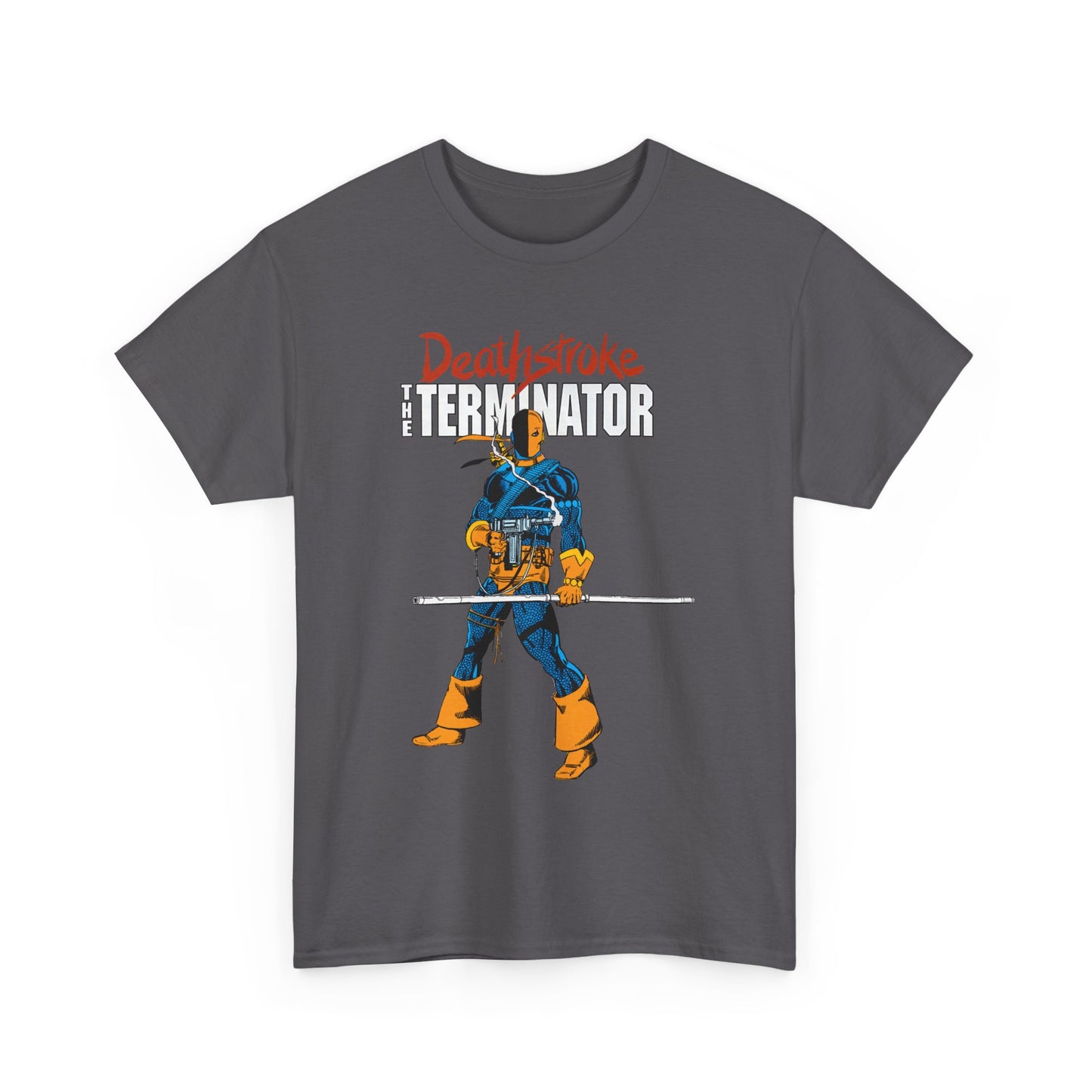 Deathstroke T-Shirt - George Perez Art - New Teen Titans Foe & Mercenary - Slade Wilson, Father of Jericho and Ravager - DC Comics - The Terminator