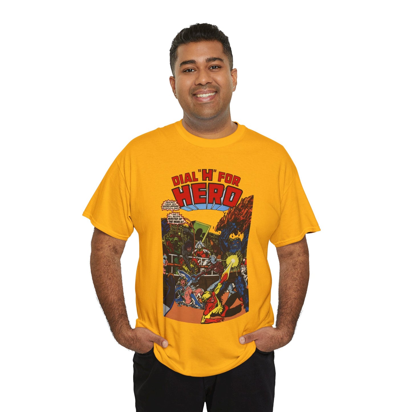 Dial "H" For Hero T-Shirt - George Perez Art - Chris King and Vicki Grant - Adventure Comics Series - DC Comics