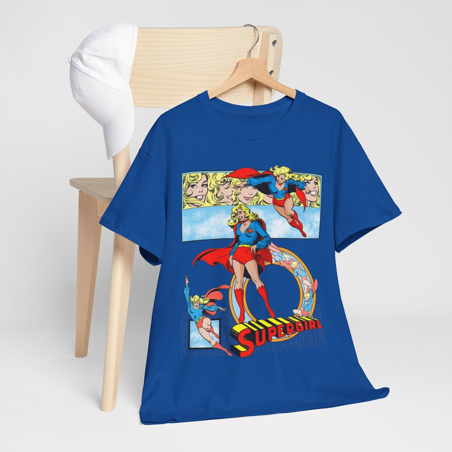 Supergirl T-Shirt - Krypton, Superman, Kara, Kandor - DC Comics - 1980s Art - Style Guide - Superman's Cousin