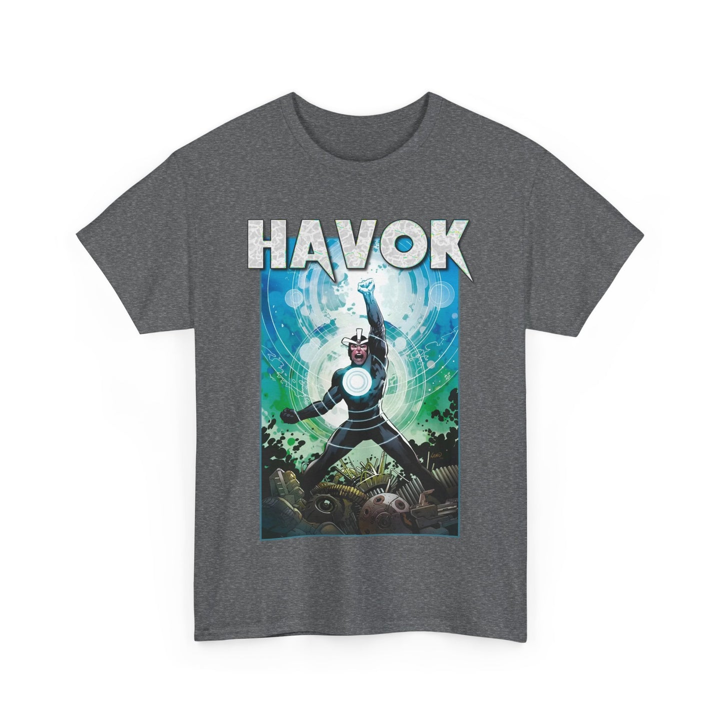 Havok T-Shirt - Greg Land Art - Alex Summers - X-Men, X-Factor Member & Leader - Mutant Hero - Brother to Scott Summers, Cyclops - Marvel Comics