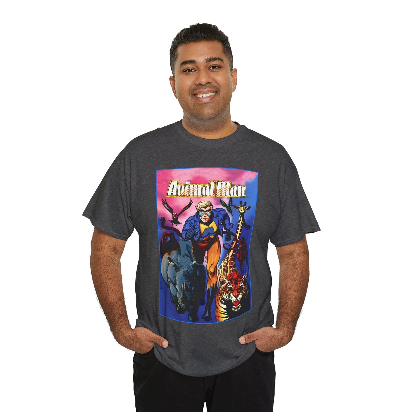 Animal Man T-Shirt - Brian Bolland Art - #1 Cover Art - Buddy Baker - DC Comics, Vertigo Comics