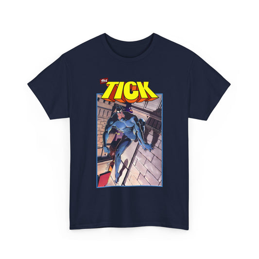 The Tick T-Shirt - Ben Edlund Creation - Popular 1980s Superhero