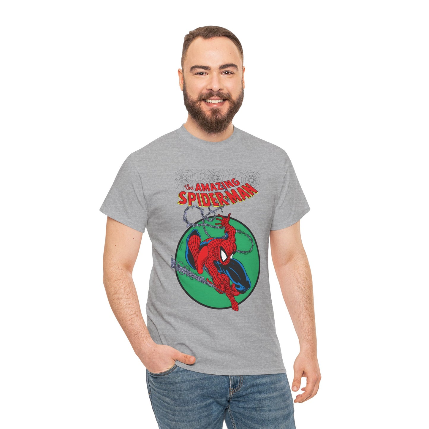Amazing Spider-Man T-Shirt - Todd McFarlane Art - Cover to Issue #301 - Peter Parker, Web-Slinger - Marvel Comics