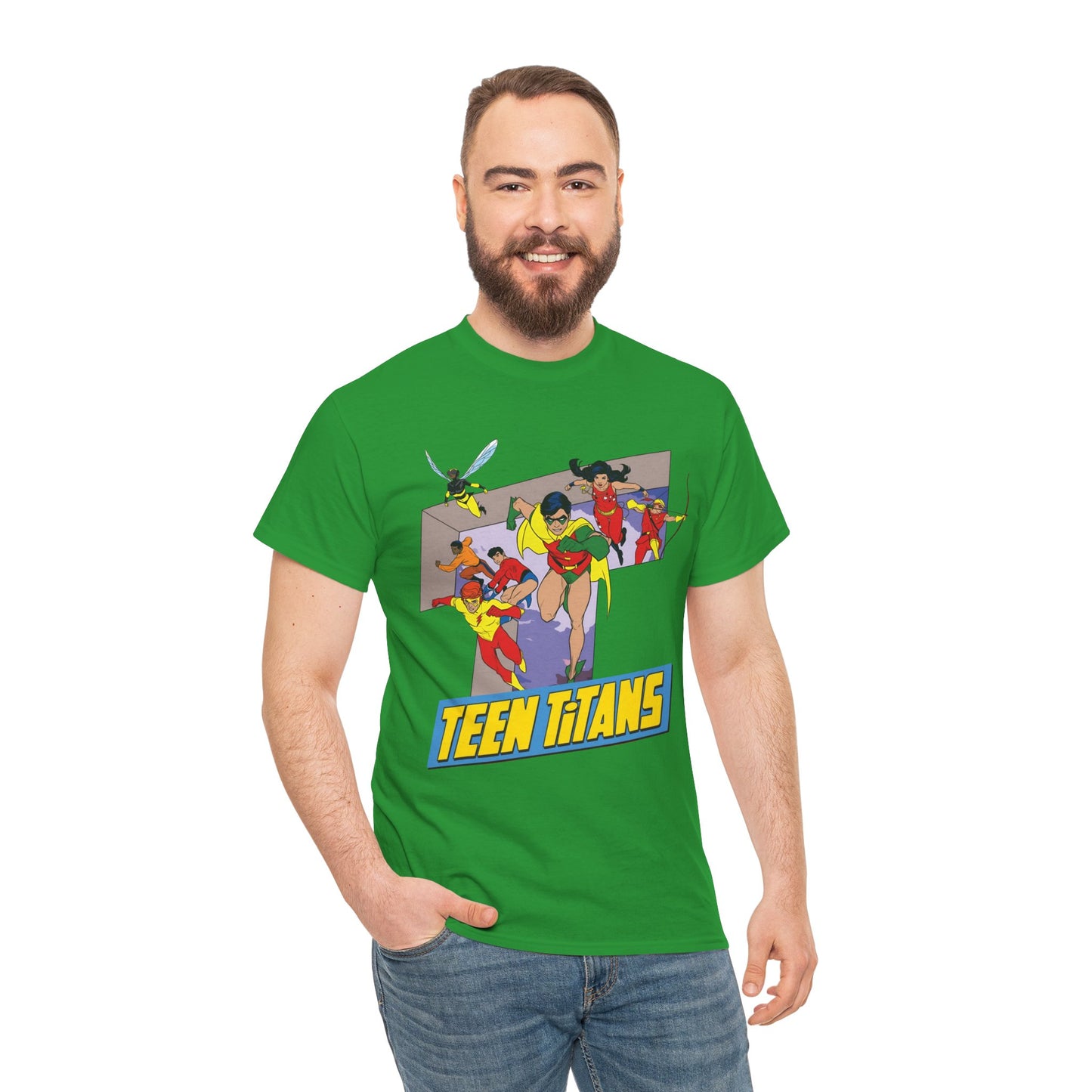 Teen Titans T-Shirt - Robin, Wonder Girl, Kid Flash, Speedy, Bumblebee, Mal, Aqualad - DC Comics