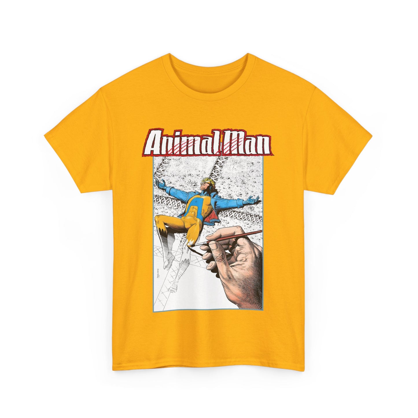 Animal Man T-Shirt - Brian Bolland Art - Buddy Baker - DC Comics, Vertigo Comics 1980s Series - Grant Morrison Stories