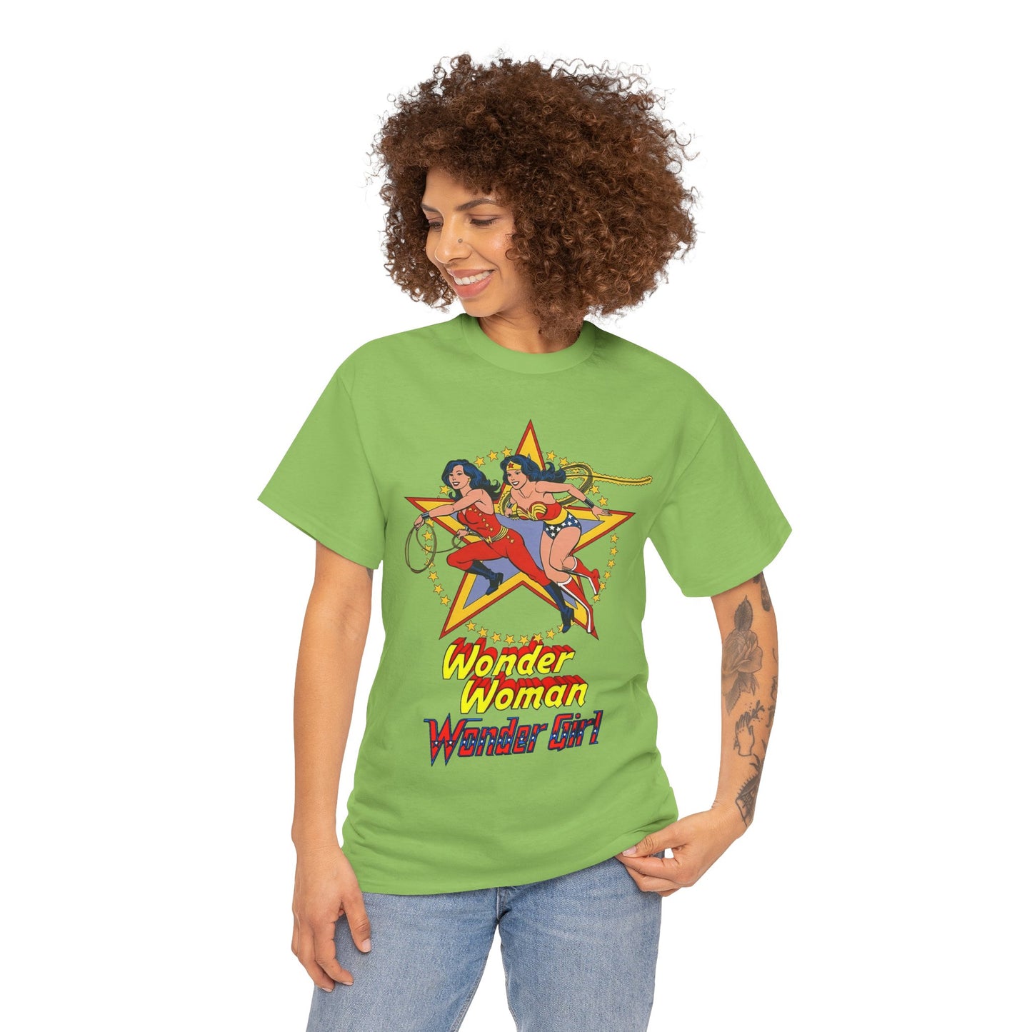 Wonder Woman & Wonder Girl T-Shirt - Jose Luis Garcia-Lopez Art - Diana Prince & Donna Troy - DC Comics Style Guide
