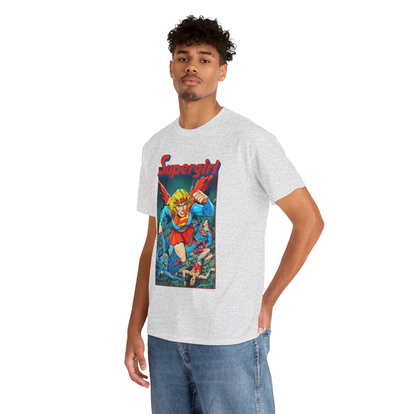 Supergirl T-Shirt - Tom Grummett Art - Crisis on Infinite Earths - Classic DC Comics Series - Death of Supergirl