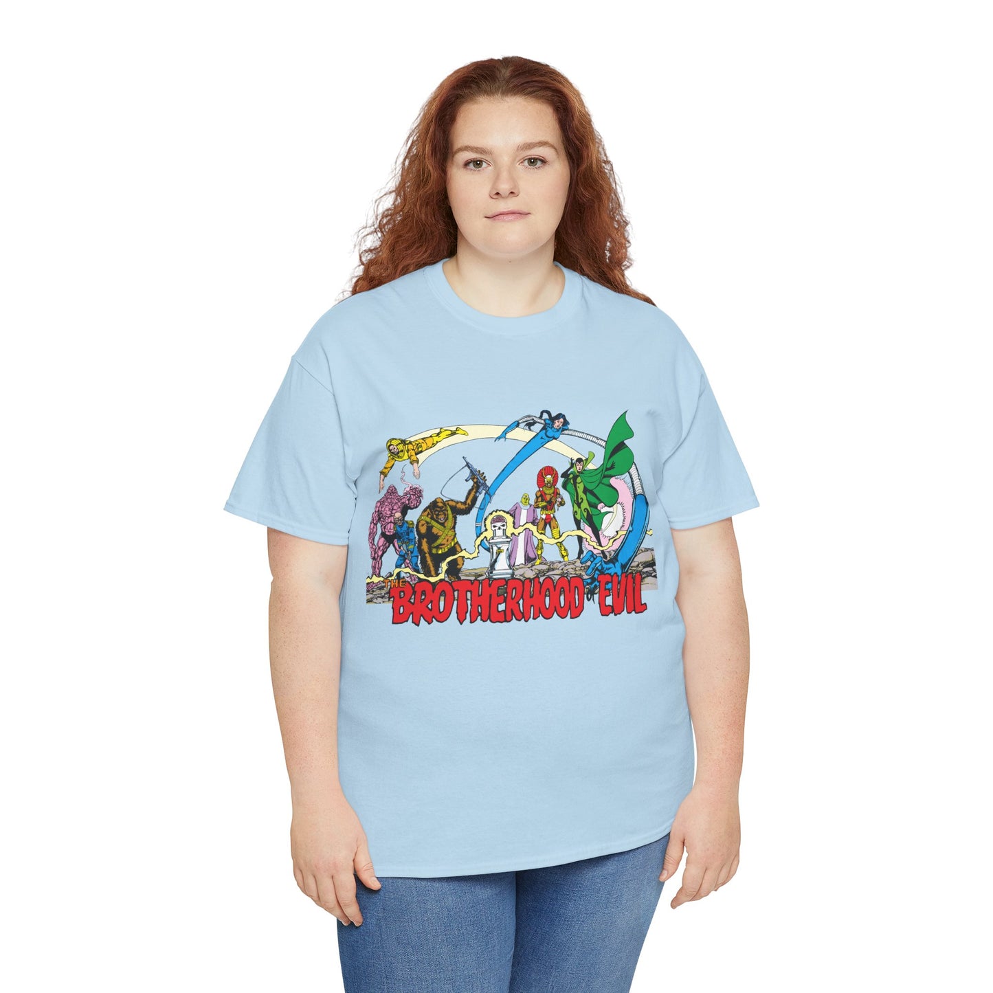Brotherhood of Evil T-Shirt - George Perez Art - New Teen Titans, Doom Patrol - DC Comics - Madame Rouge, Phobia