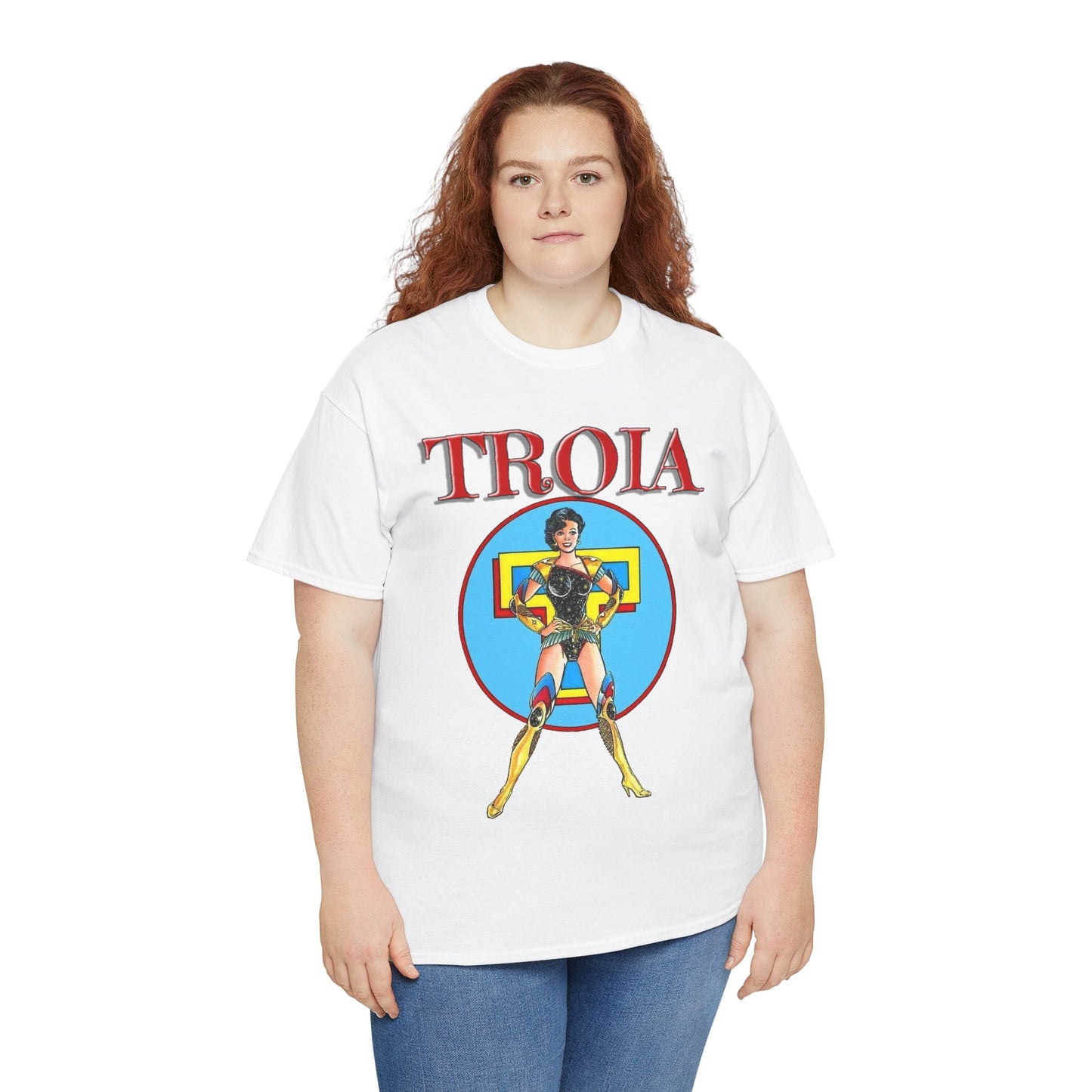 Troia T-Shirt - George Perez Art - New Teen Titans - Donna Troy - Wonder Girl - Greek God Connection - DC Comics