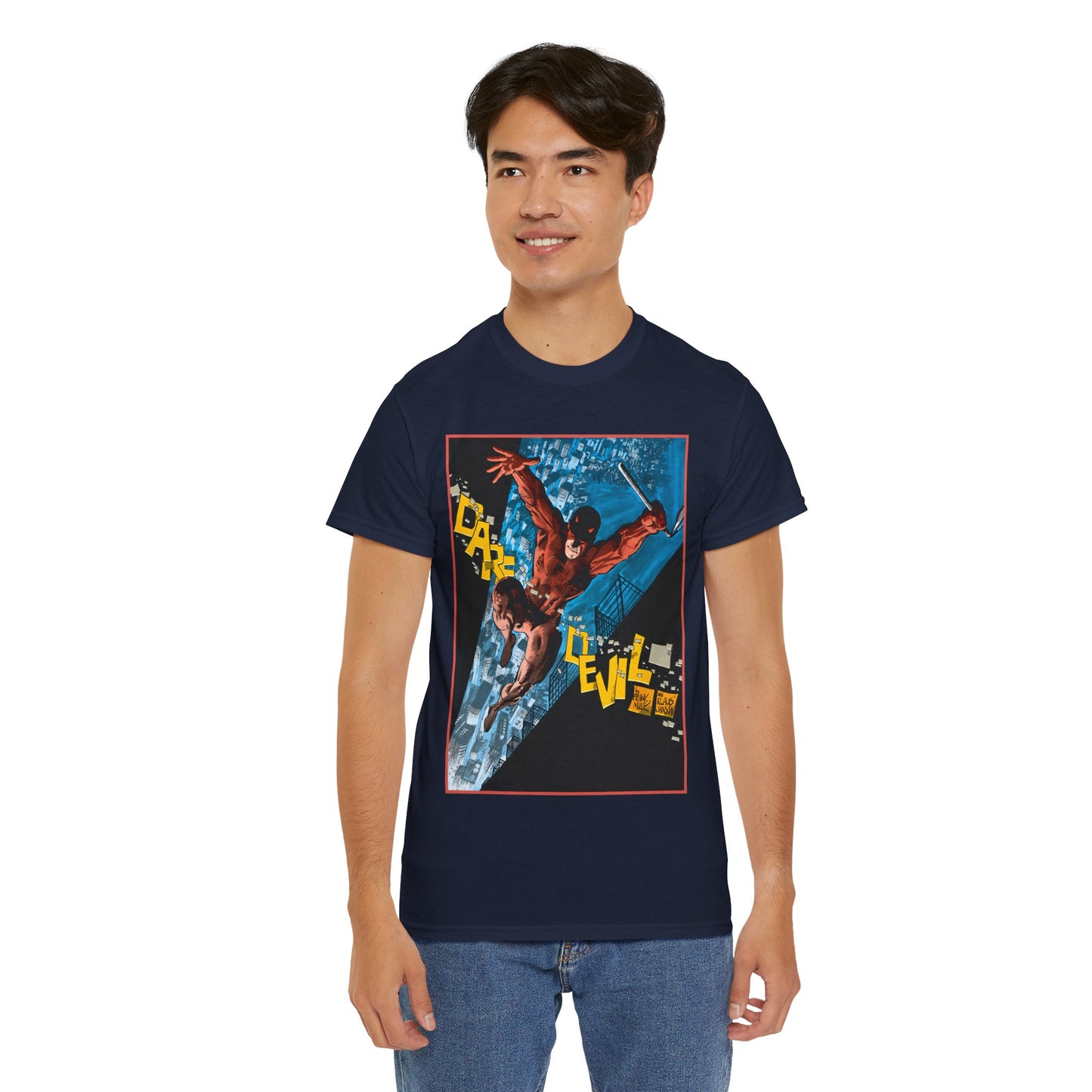 Daredevil T-Shirt - Frank Miller & Klaus Janson Art - The Man With No Fear - Hell's Kitchen - Marvel Comics
