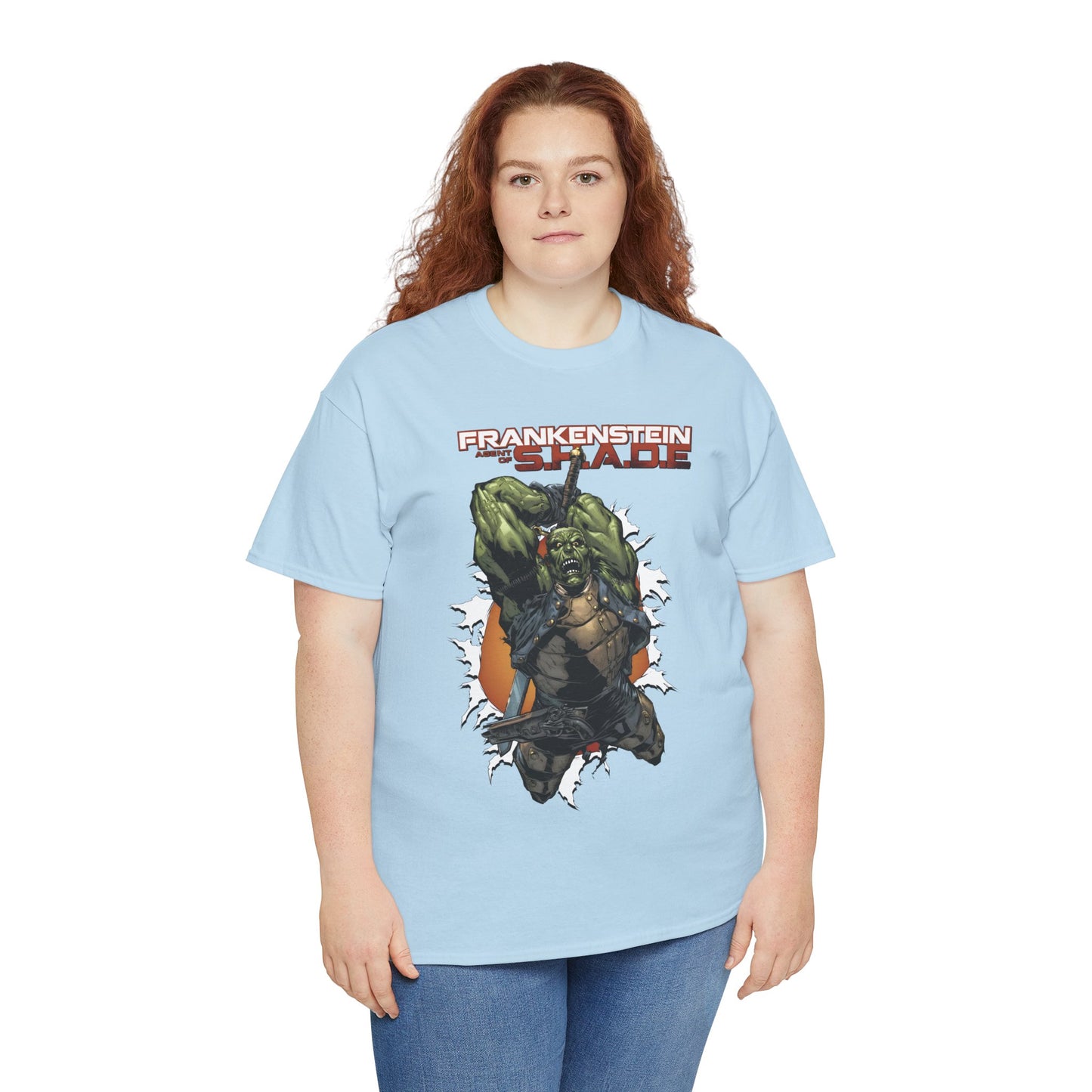 Frankenstein, Agent of SHADE T-Shirt - Alberto Ponticelli Art - New 52 Series - DC Comics