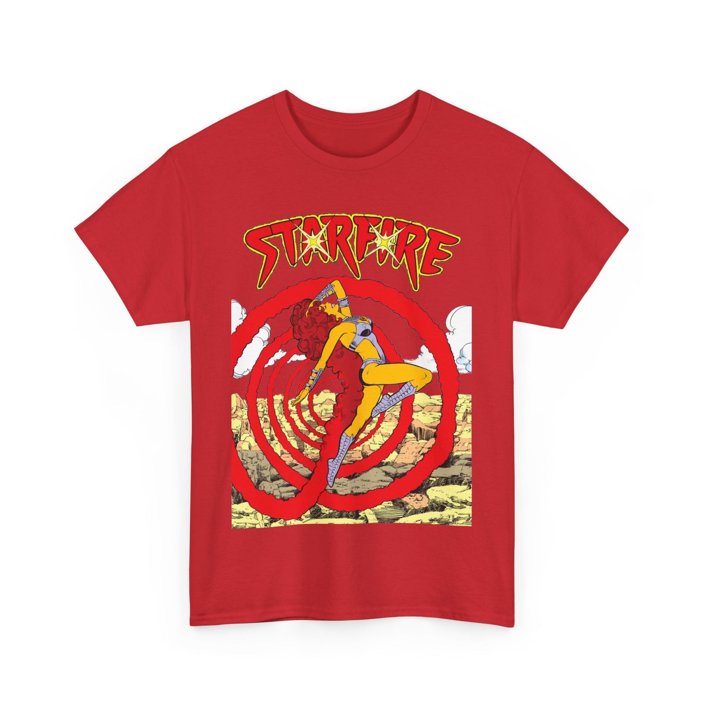 Starfire T-Shirt - George Perez Art - New Teen Titans Member - DC Comics - Koriand'r, Princess from Tamaran
