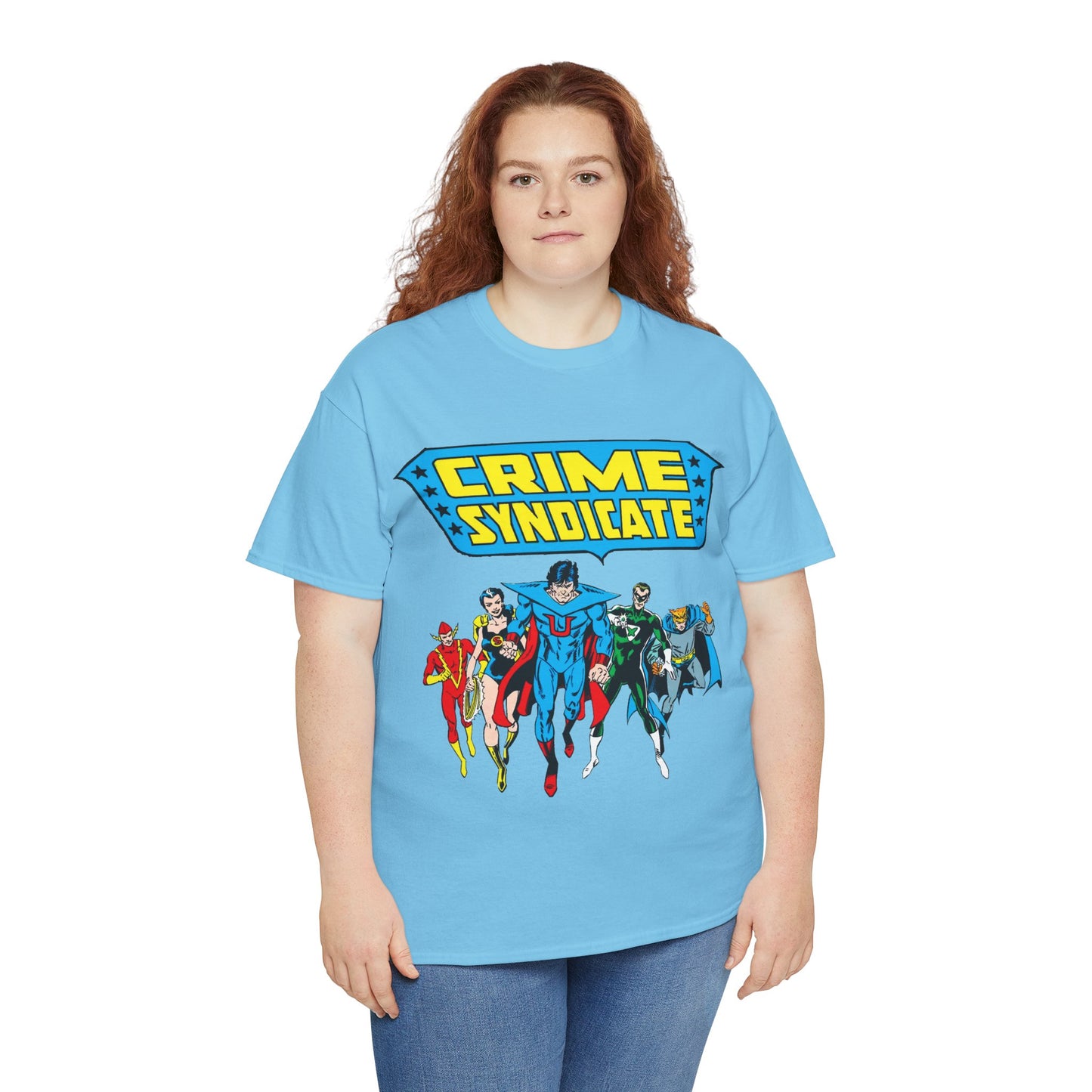 Crime Syndicate T-Shirt - Ultraman, Owlman, Superwoman, Power Ring, Johnny Quick - Earth 3 Justice League Villains - DC Comics