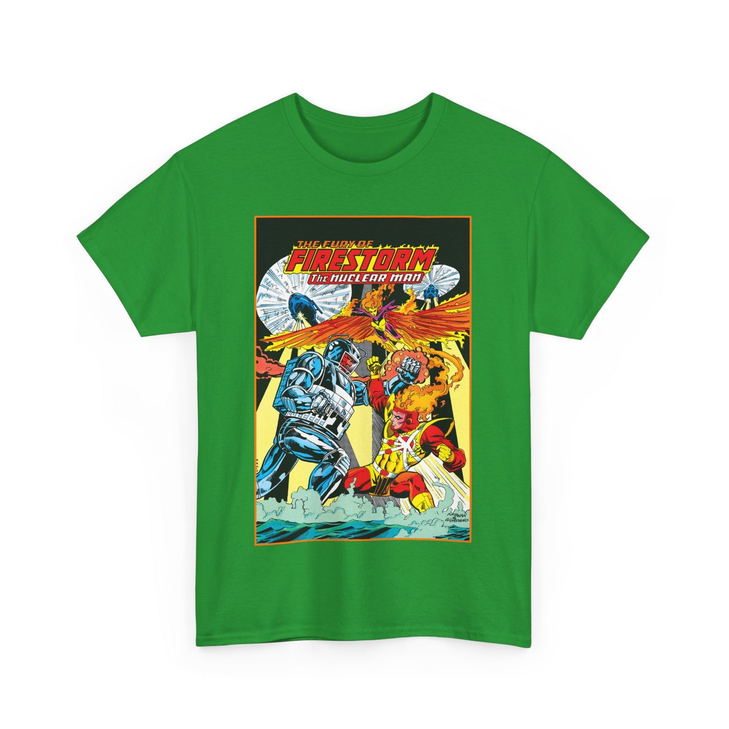 Fury of Firestorm T-Shirt - DC Comics - Firehawk, Tokamak - Annual #1 Art