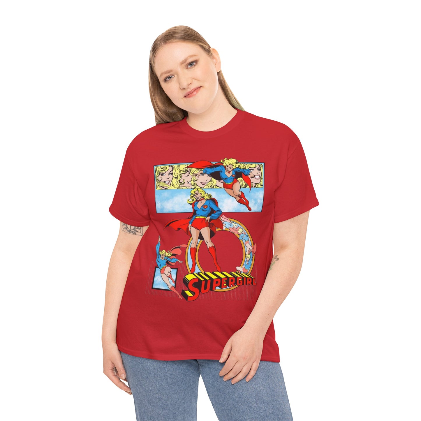 Supergirl T-Shirt - Krypton, Superman, Kara, Kandor - DC Comics - 1980s Art - Style Guide - Superman's Cousin