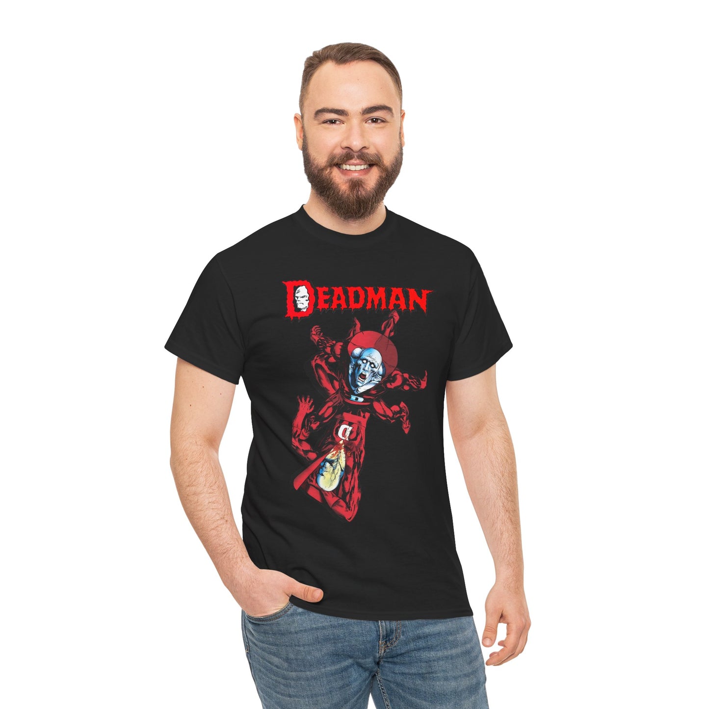 Deadman T-Shirt - Neal Adams Art - Boston Brand - DC Comics Silver Age Character