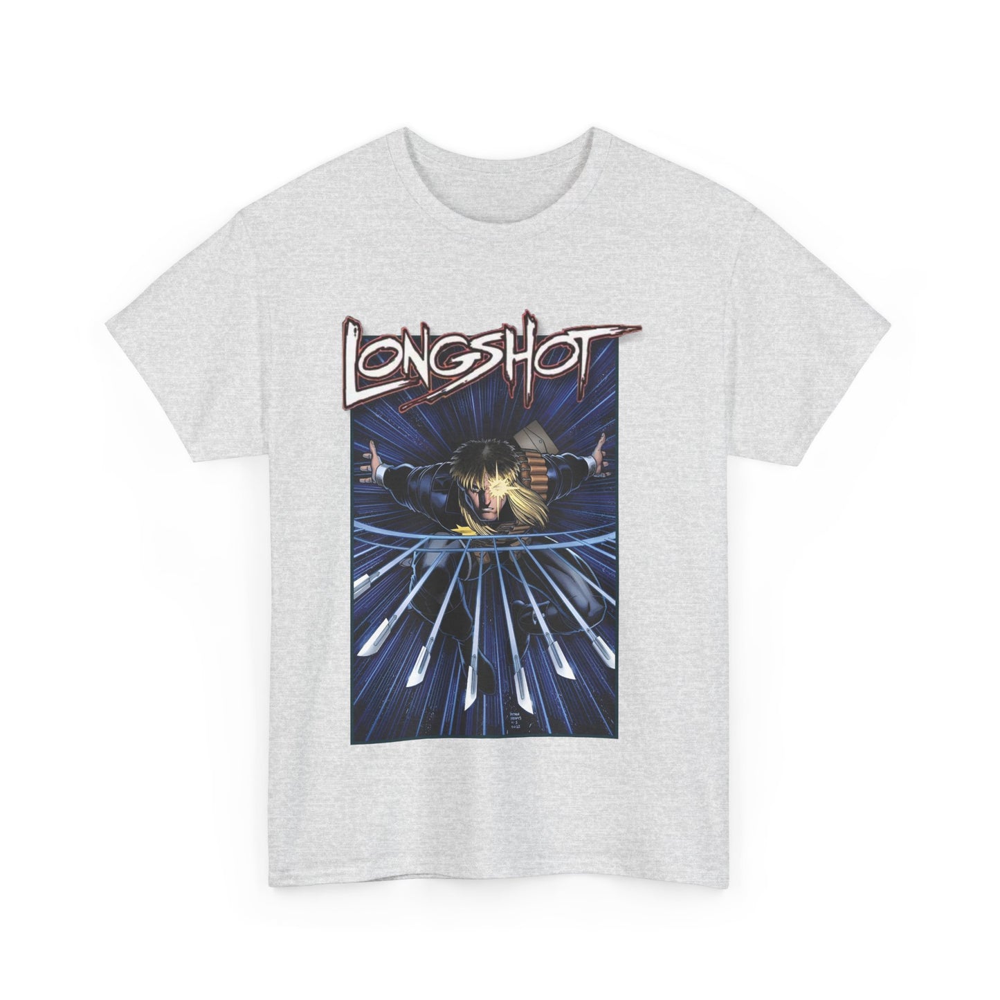 Longshot T-Shirt - Arthur Adams Art - Marvel Comics - Uncanny X-Men - Mojoverse Mutant - Popular 1980s Character