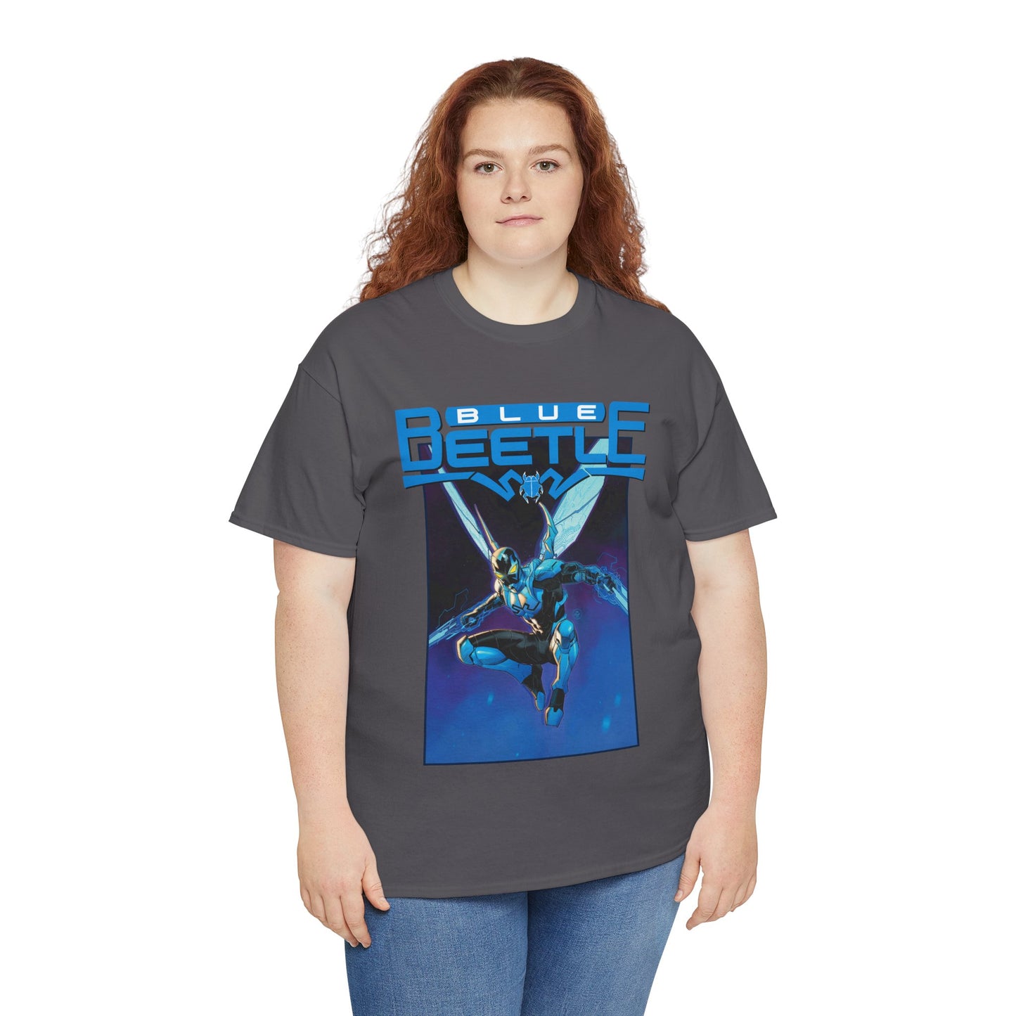Blue Beetle T-Shirt - Dan Mora Art - DC Comics Character - Jaime Reyes