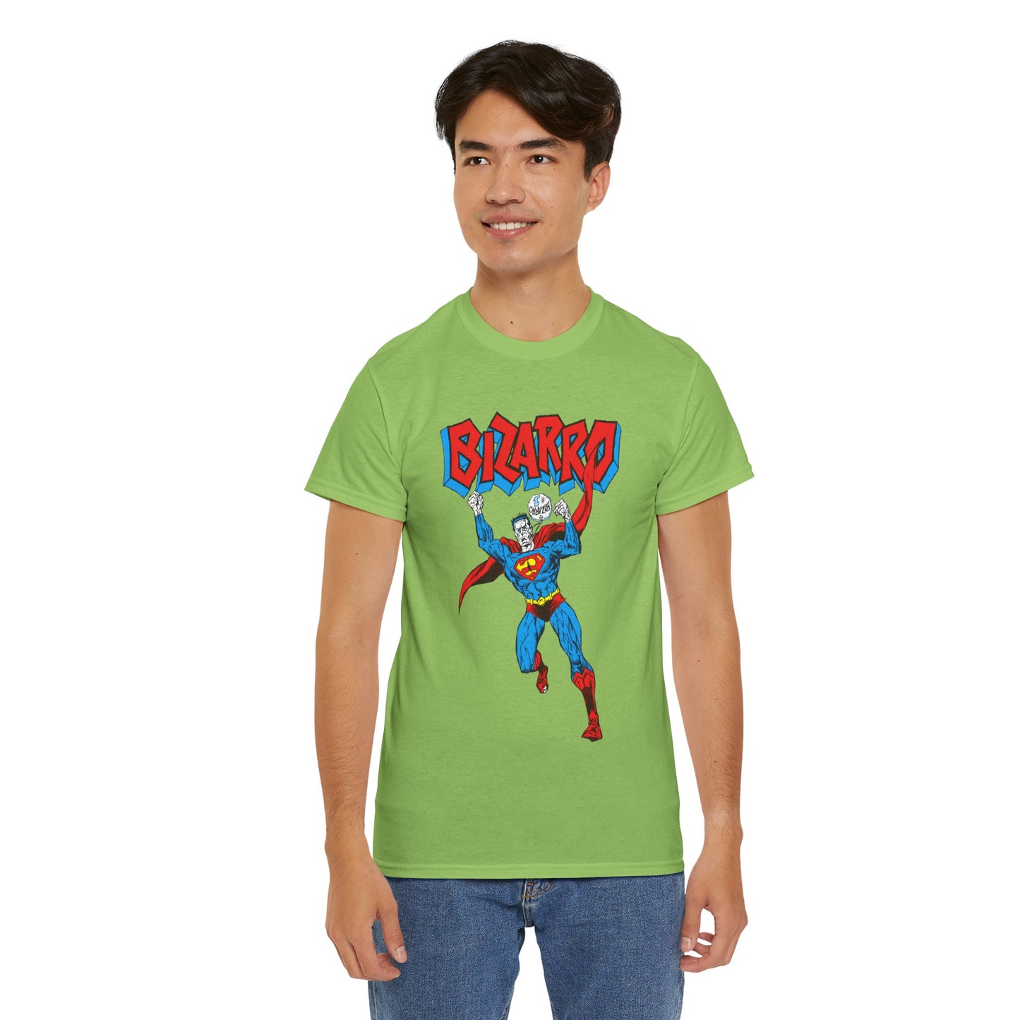 Bizarro T-Shirt - Superman Villain - DC Comics - Bizarro World - Who's Who Art - Silver Age Favourite