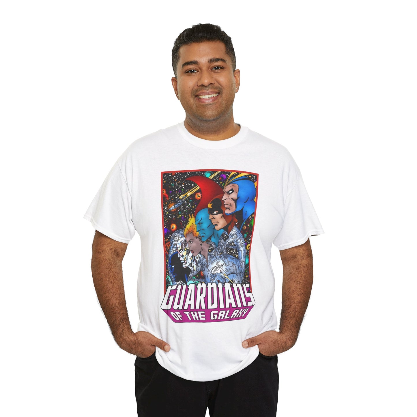 Guardians of the Galaxy T-Shirt - George Perez Art - Starhawk, Yondu, Vance Astro - Marvel Comics