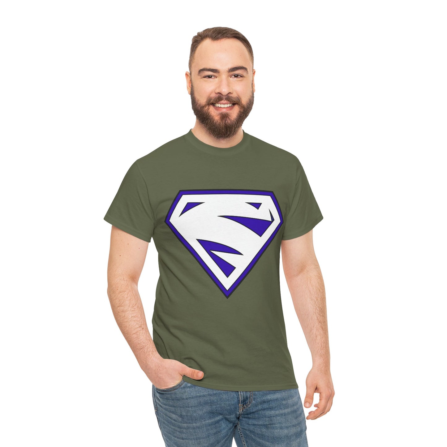 Electric Superman Logo T-Shirt - Clark Kent - Man of Steel - DC Comics - 1990s Storyline