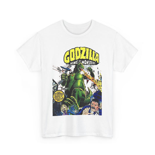 Godzilla T-Shirt - King of the Monsters - 1970s Comic Series - Marvel Comics - Bronze Age Monster Comic