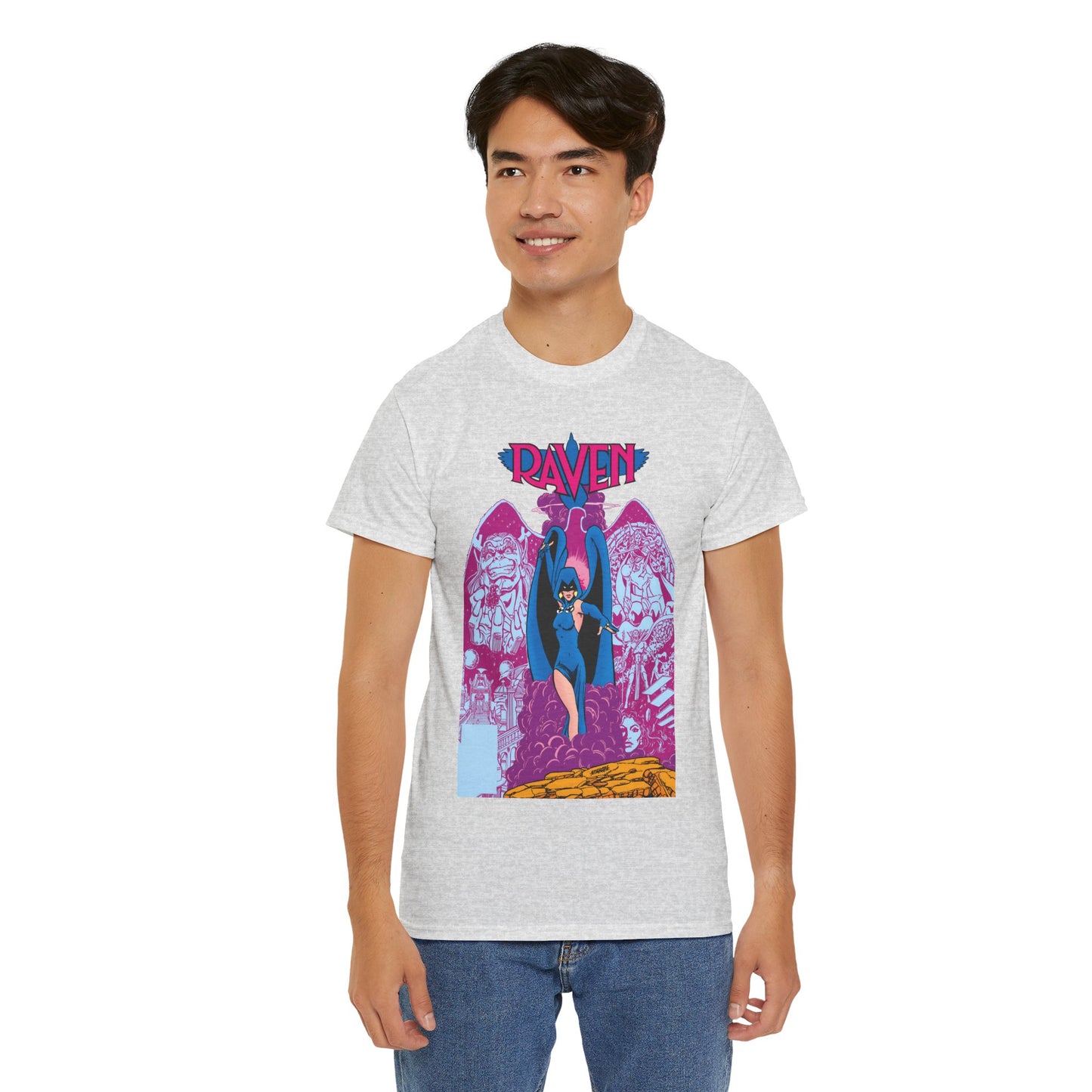 Raven T-Shirt - George Perez Art - New Teen Titans - Trigon, Azarath - DC Comics